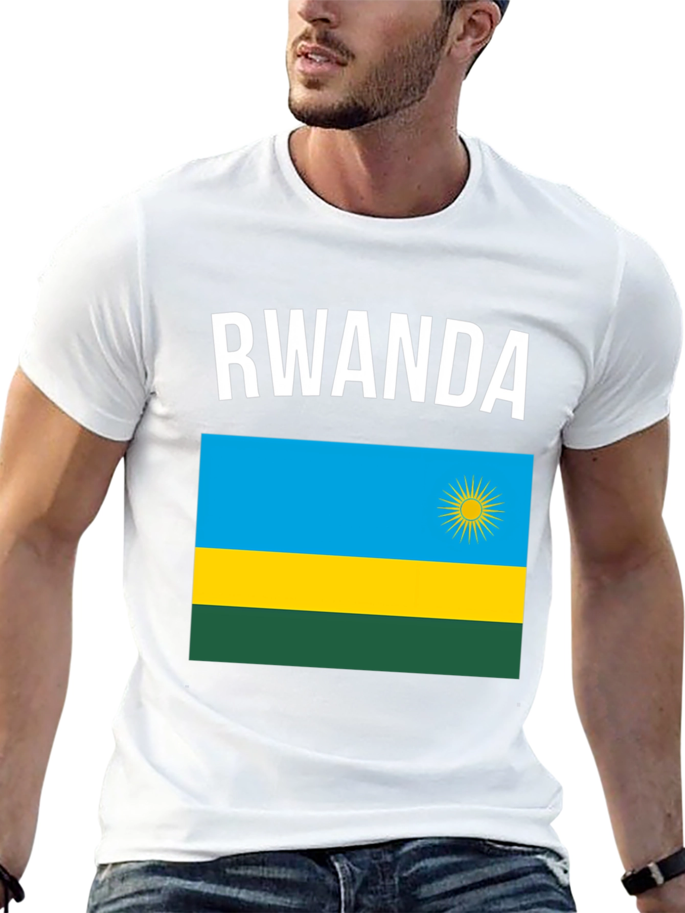 Rwanda Flag T-Shirt Country Pride Tee Souvenir Top