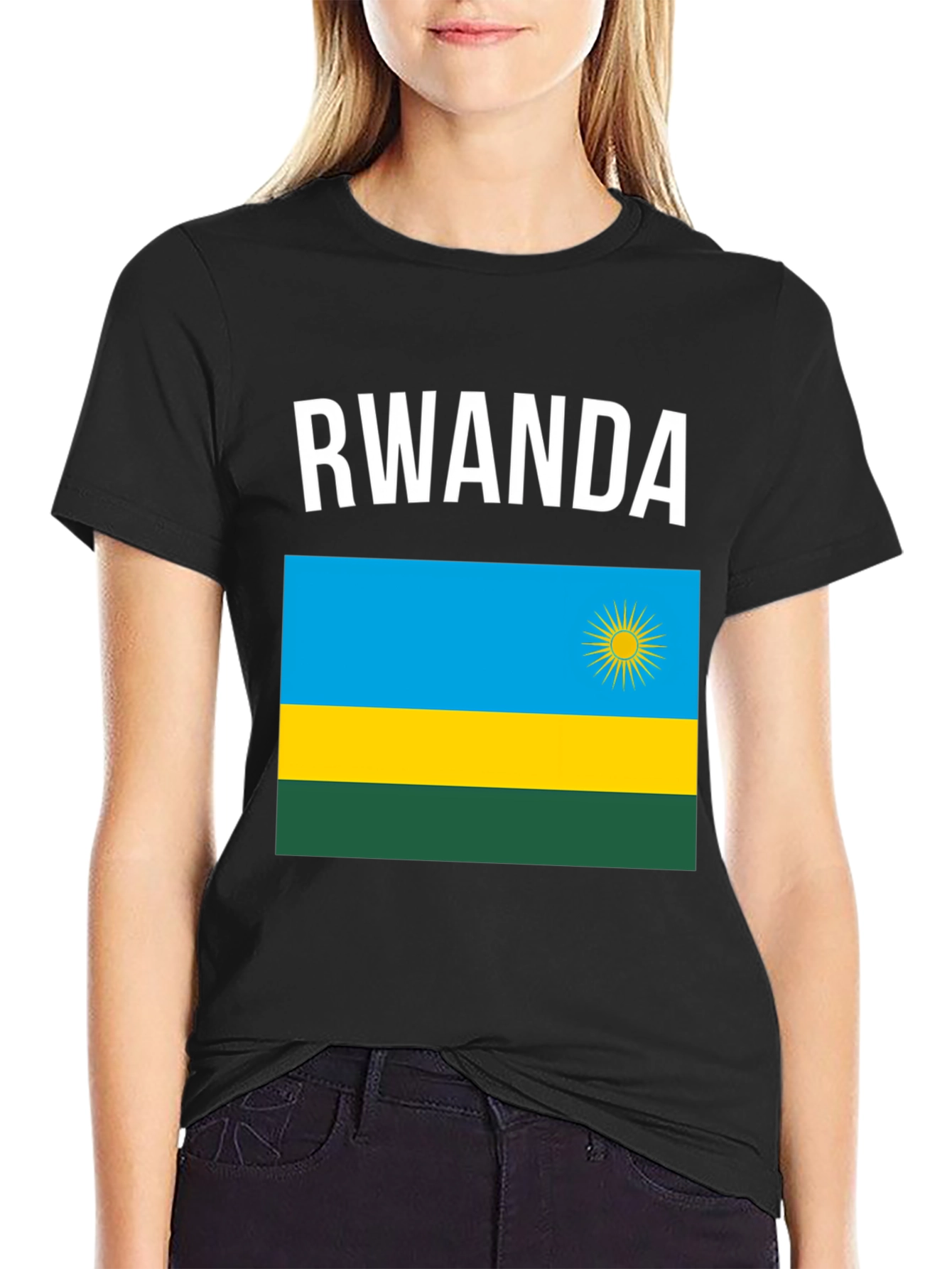 Rwanda Flag T-Shirt Country Pride Tee Souvenir Top