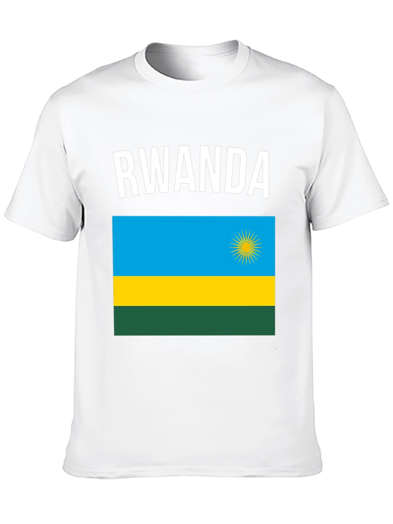 Rwanda Flag T-Shirt Country Pride Tee Souvenir Top