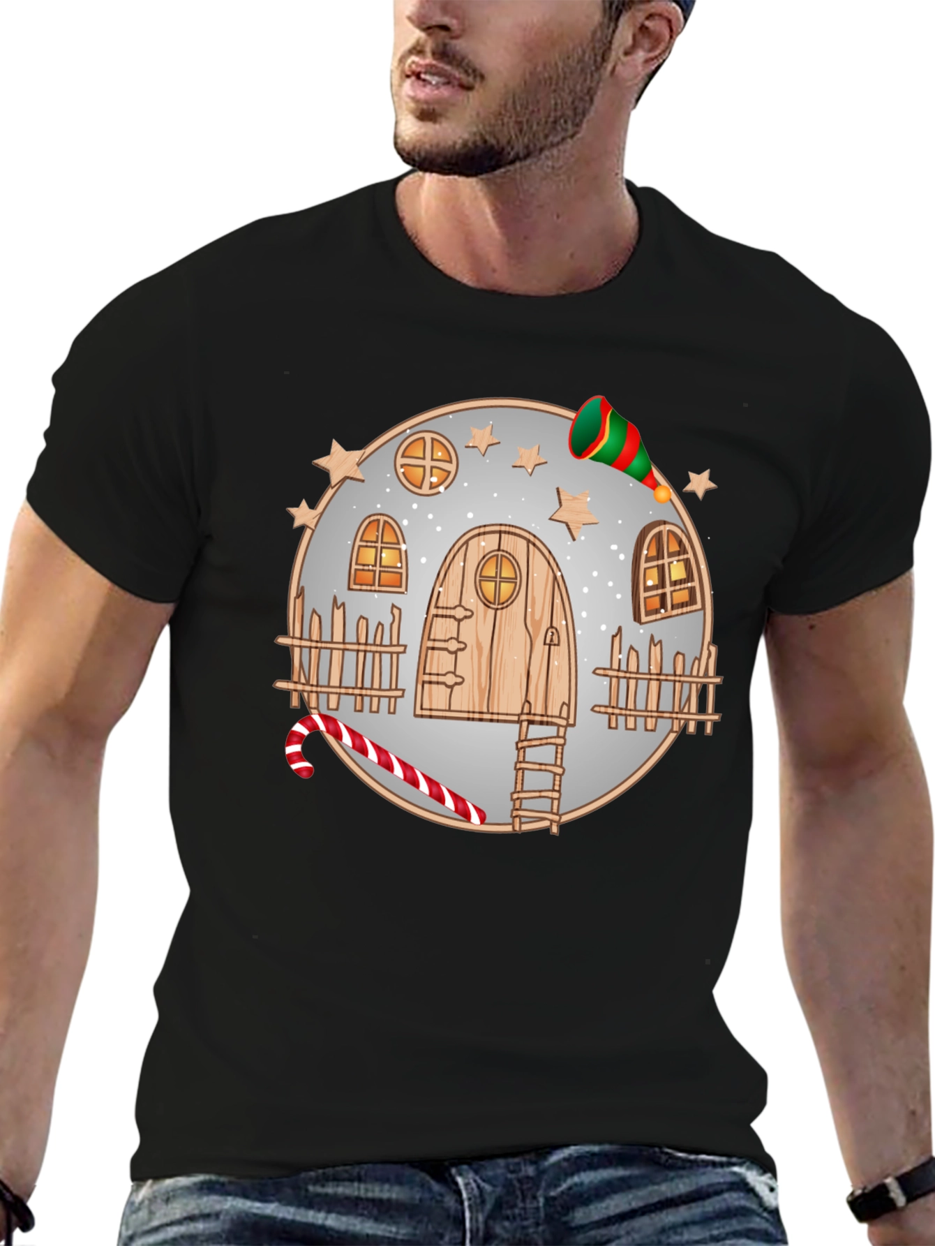 Whimsical Winter House Tee
