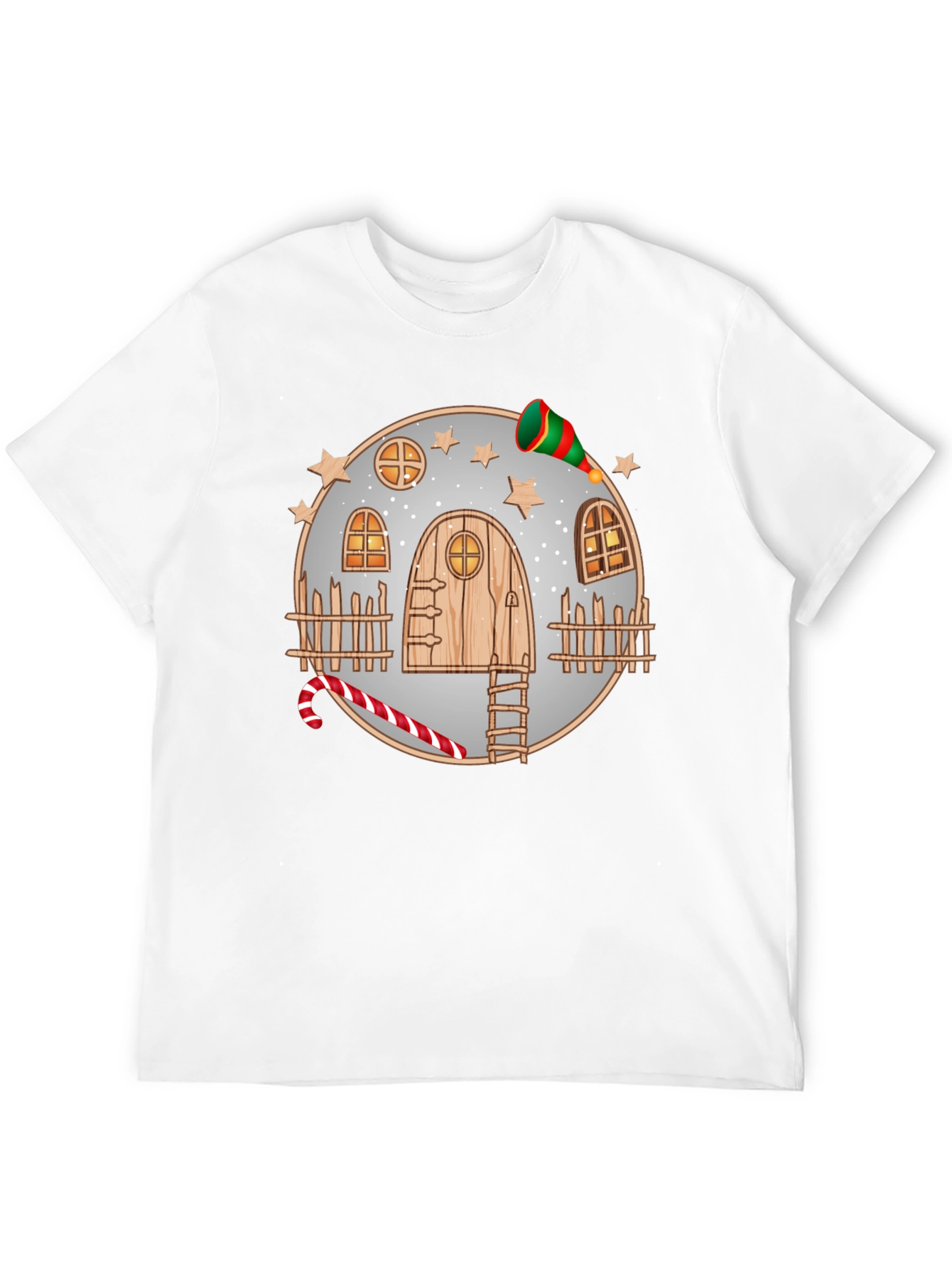 Whimsical Winter House Tee