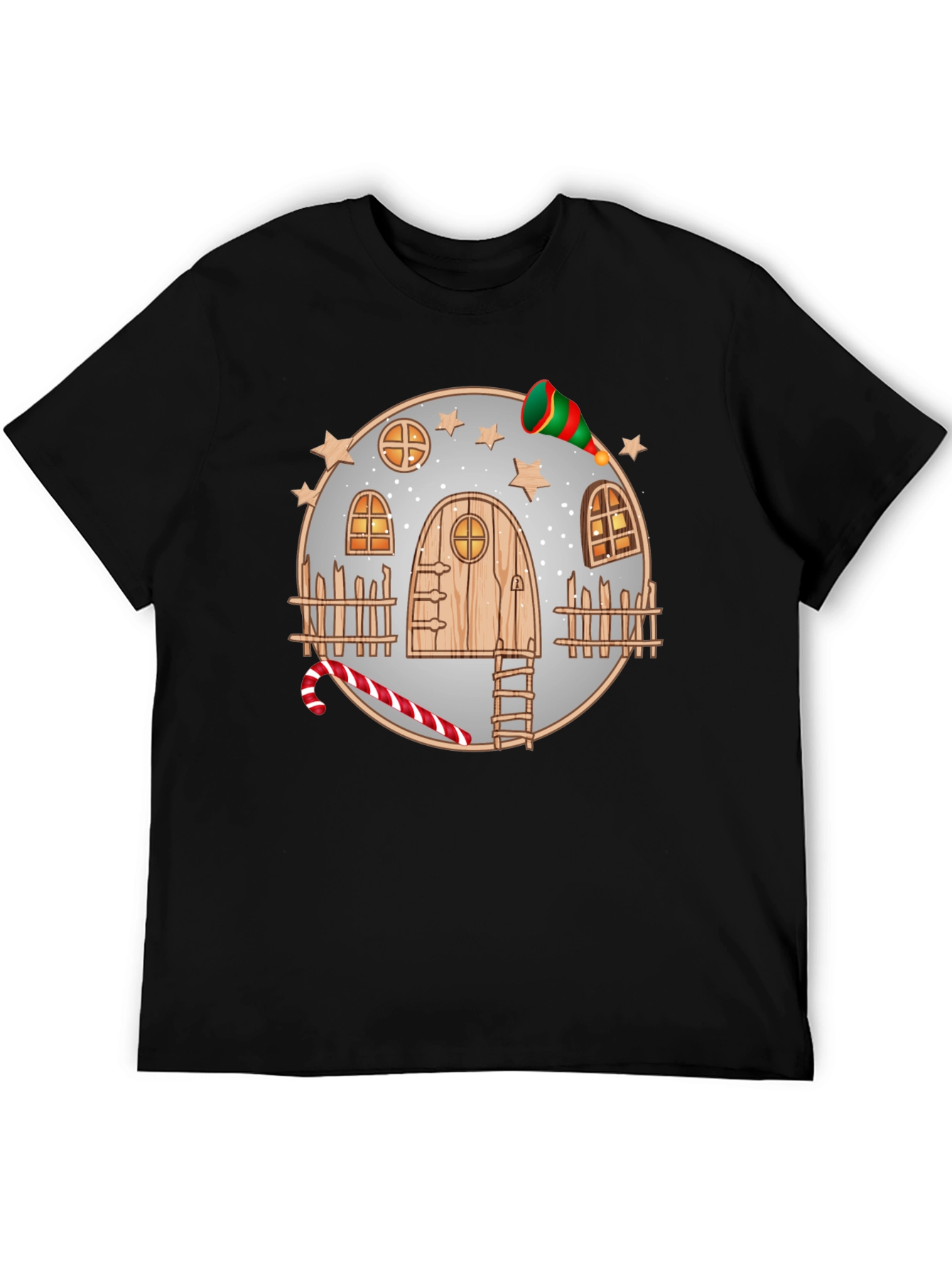 Whimsical Winter House Tee
