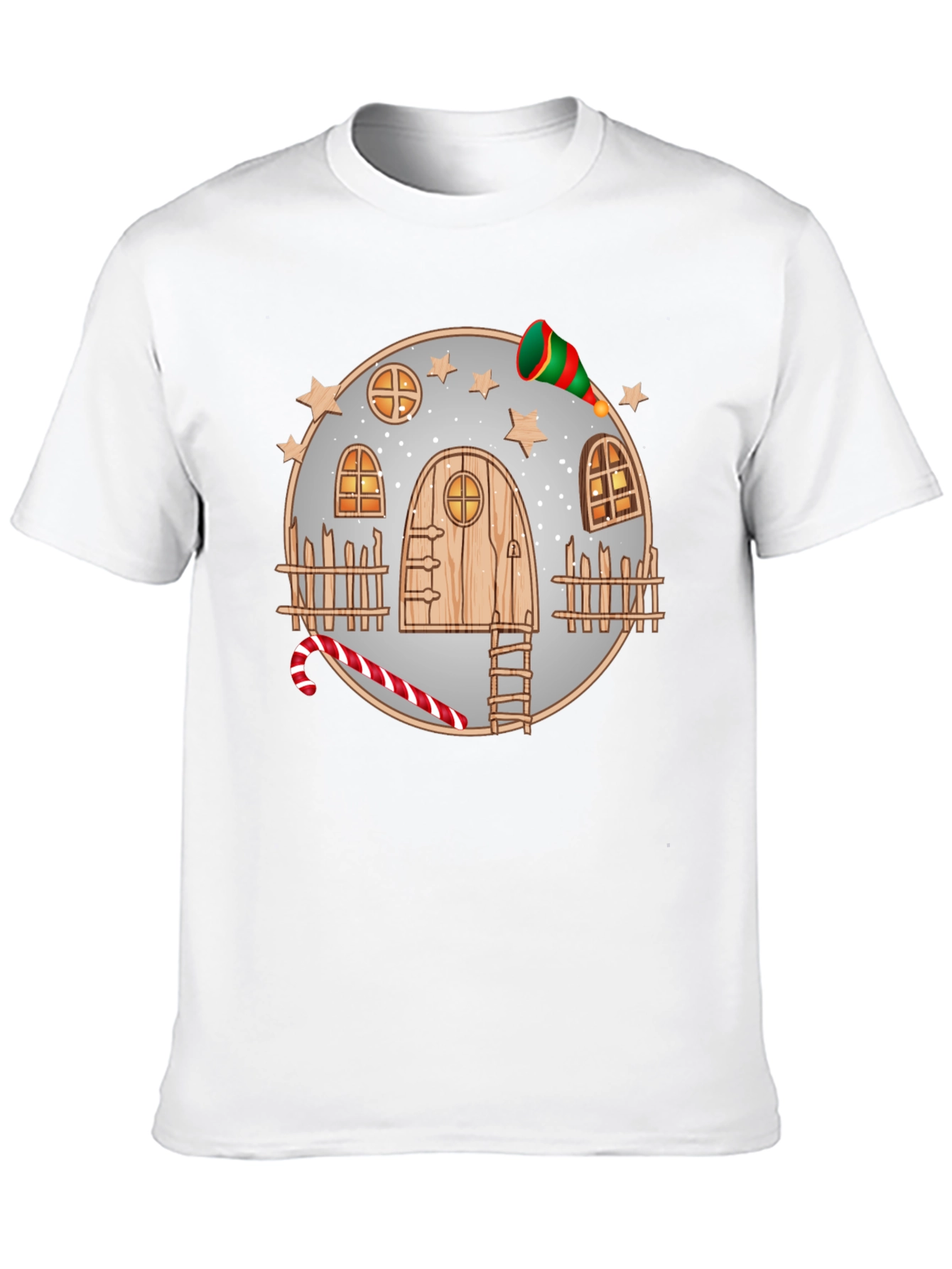 Whimsical Winter House Tee