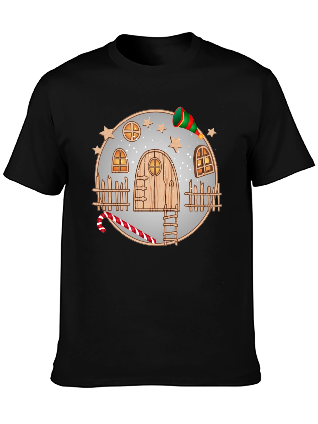 Whimsical Winter House Tee