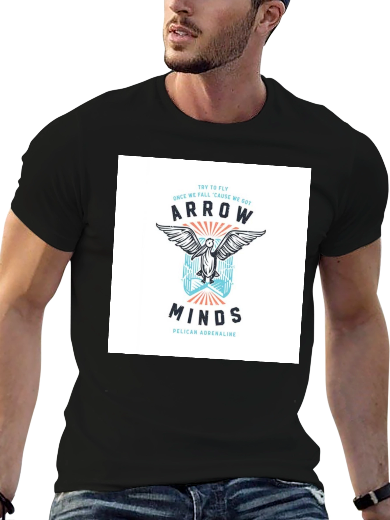 Arrow Minds Black T-Shirt