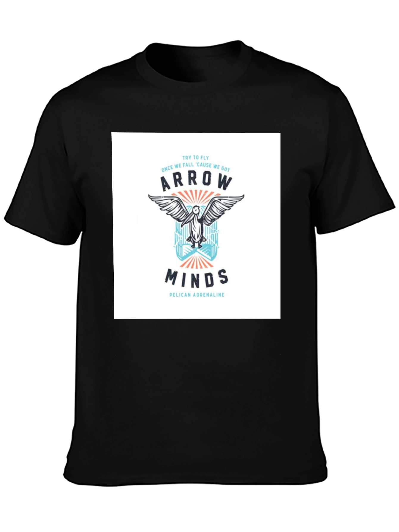 Arrow Minds Black T-Shirt