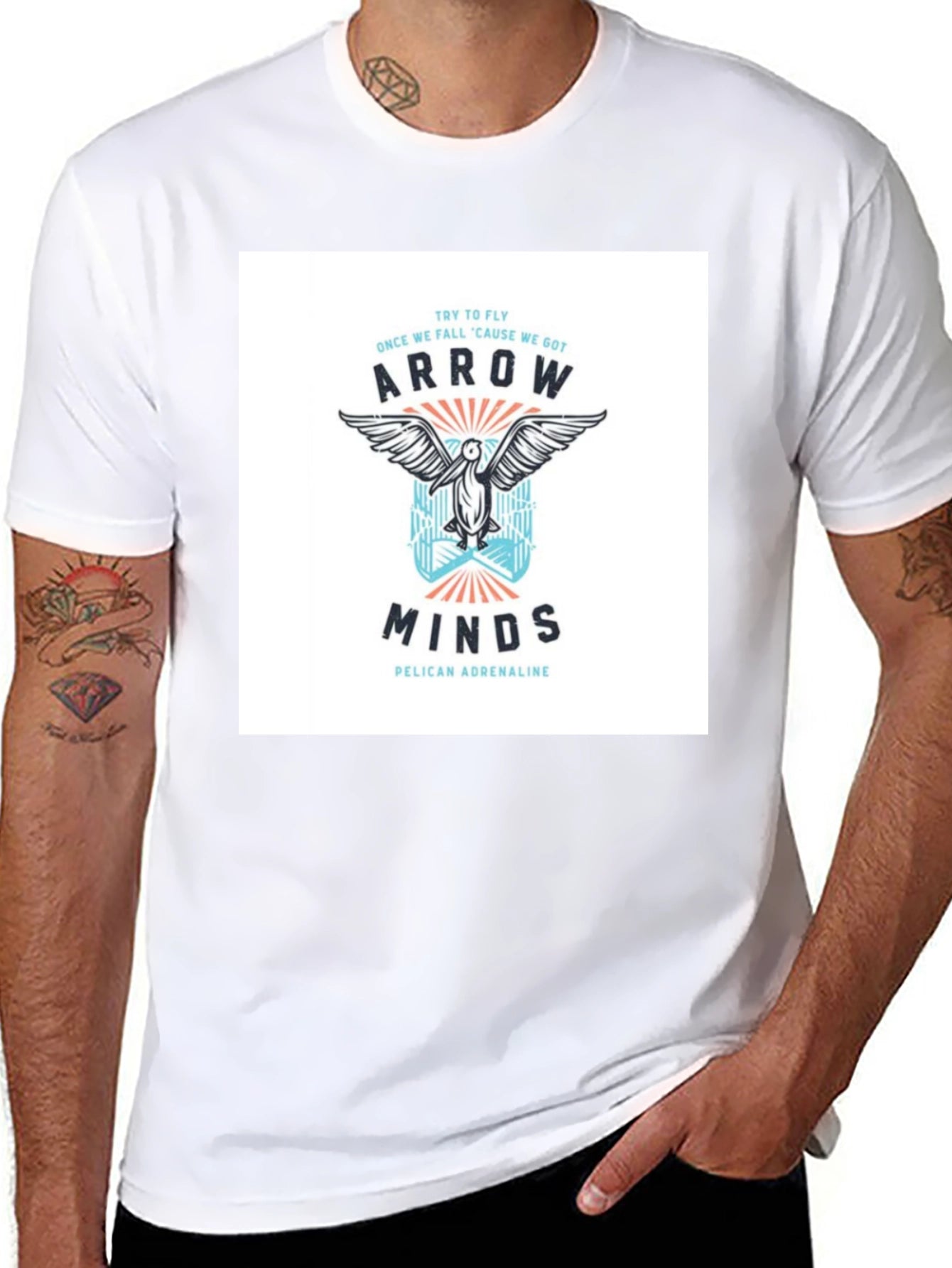 Arrow Minds Black T-Shirt