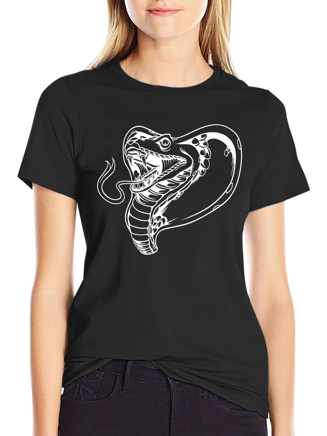 Cobra Snake Graphic Tee - Cool Design!