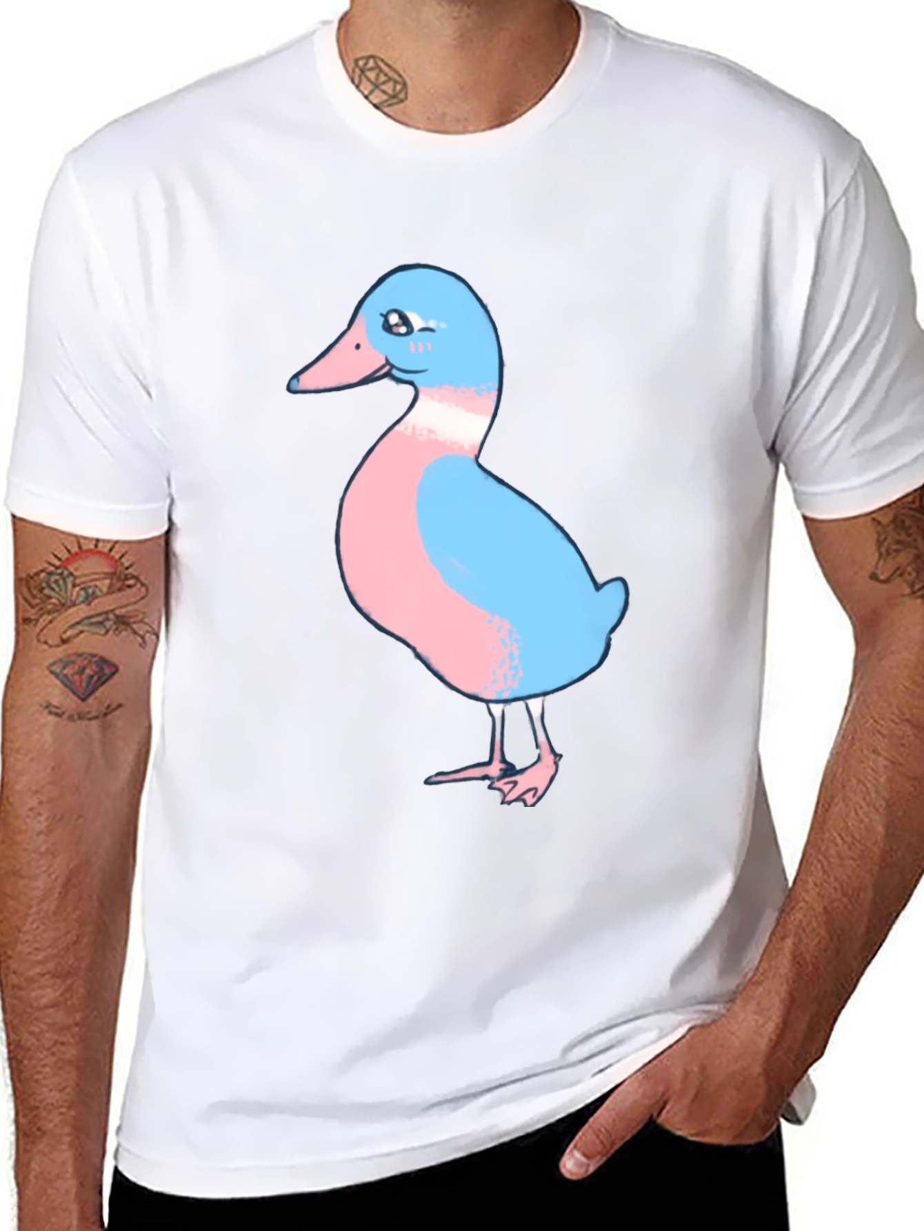 Transgender Pride Duck T-Shirt