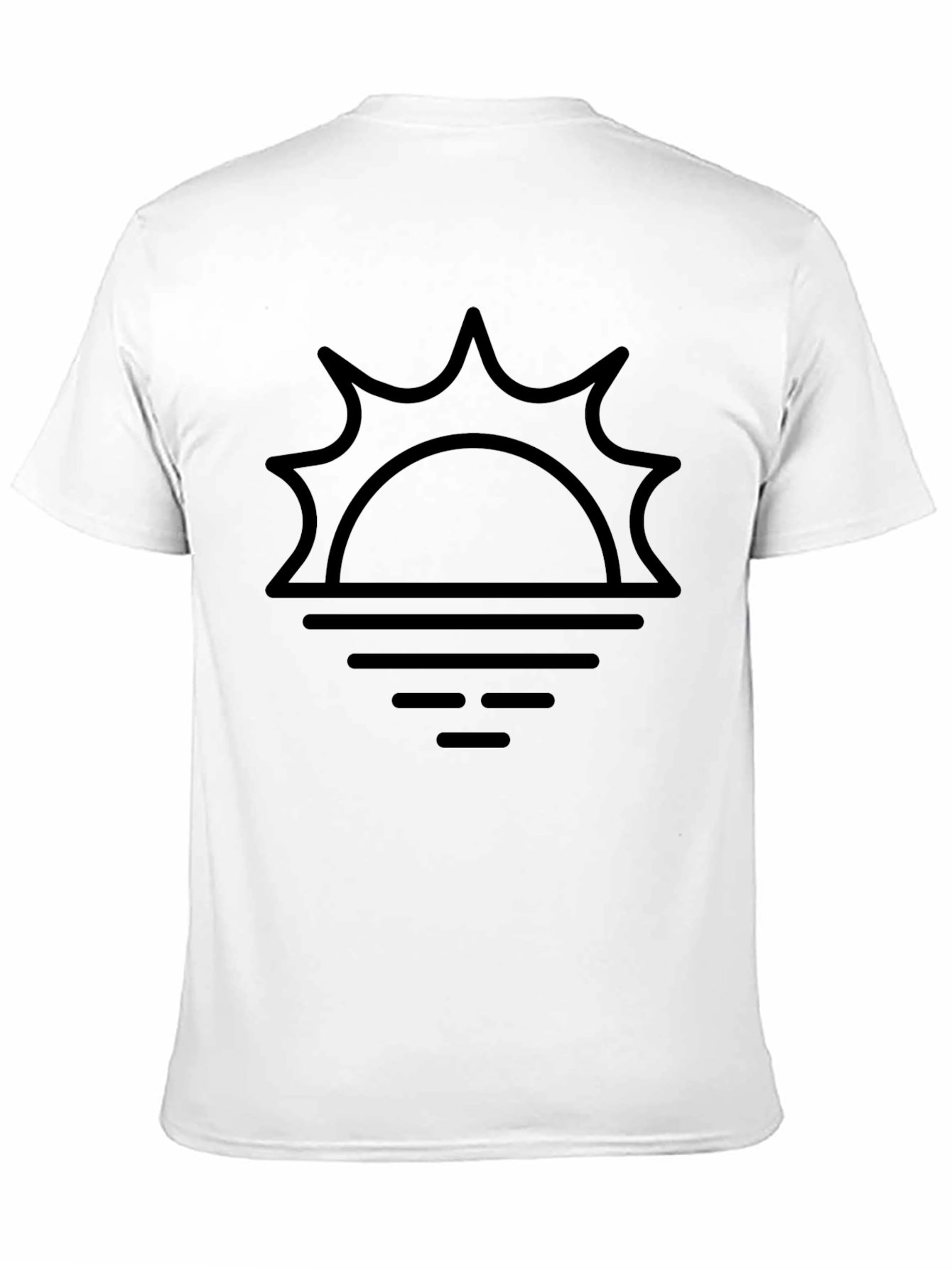 Sunset Graphic Tee - Black Stylish T-Shirt