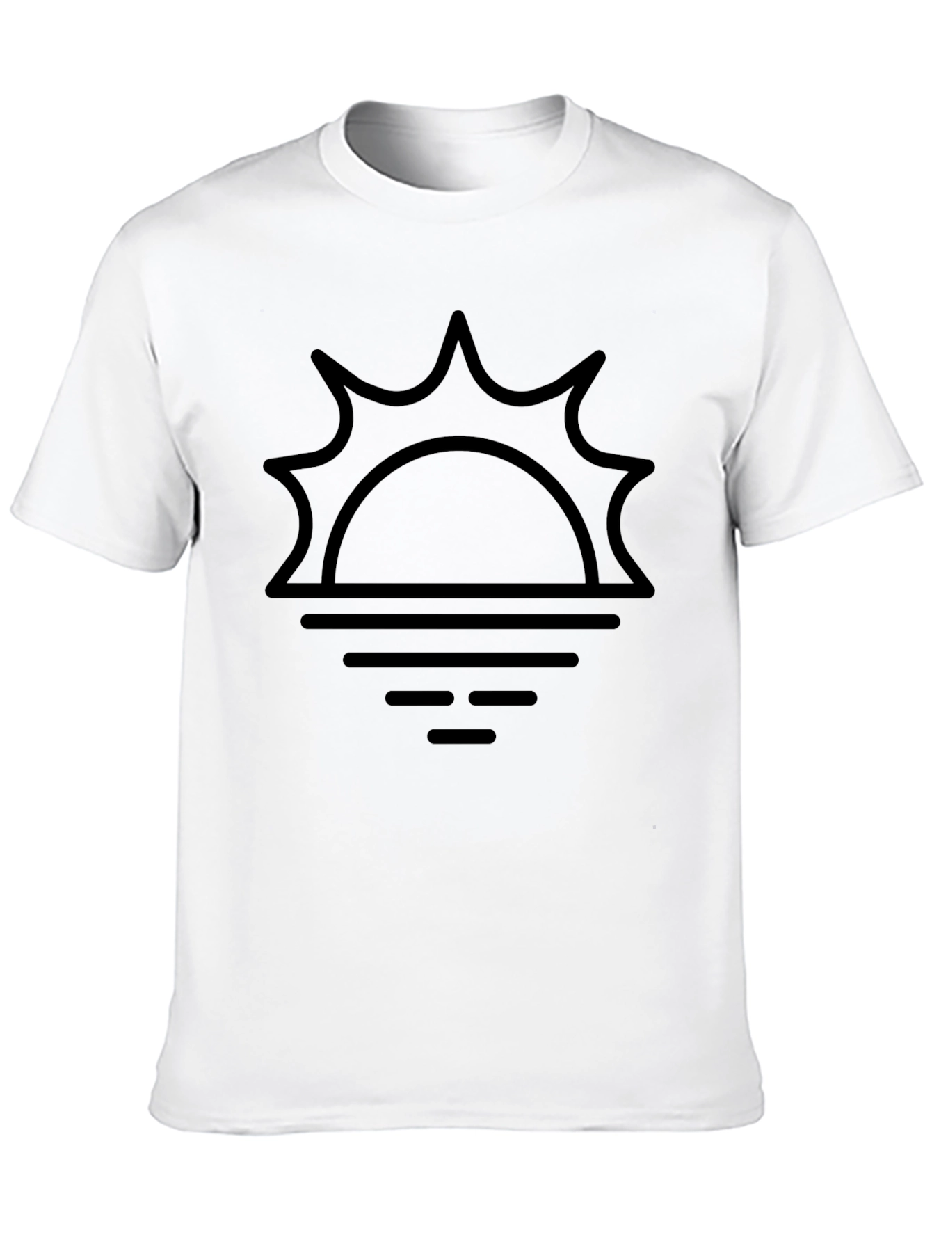 Sunset Graphic Tee - Black Stylish T-Shirt