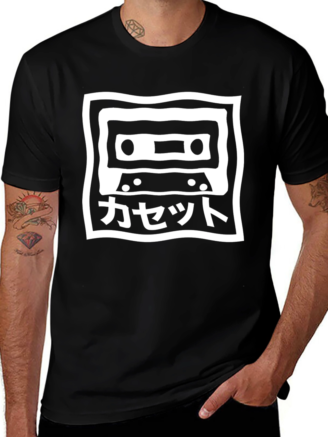 Retro Japanese Cassette Tape Graphic Tee