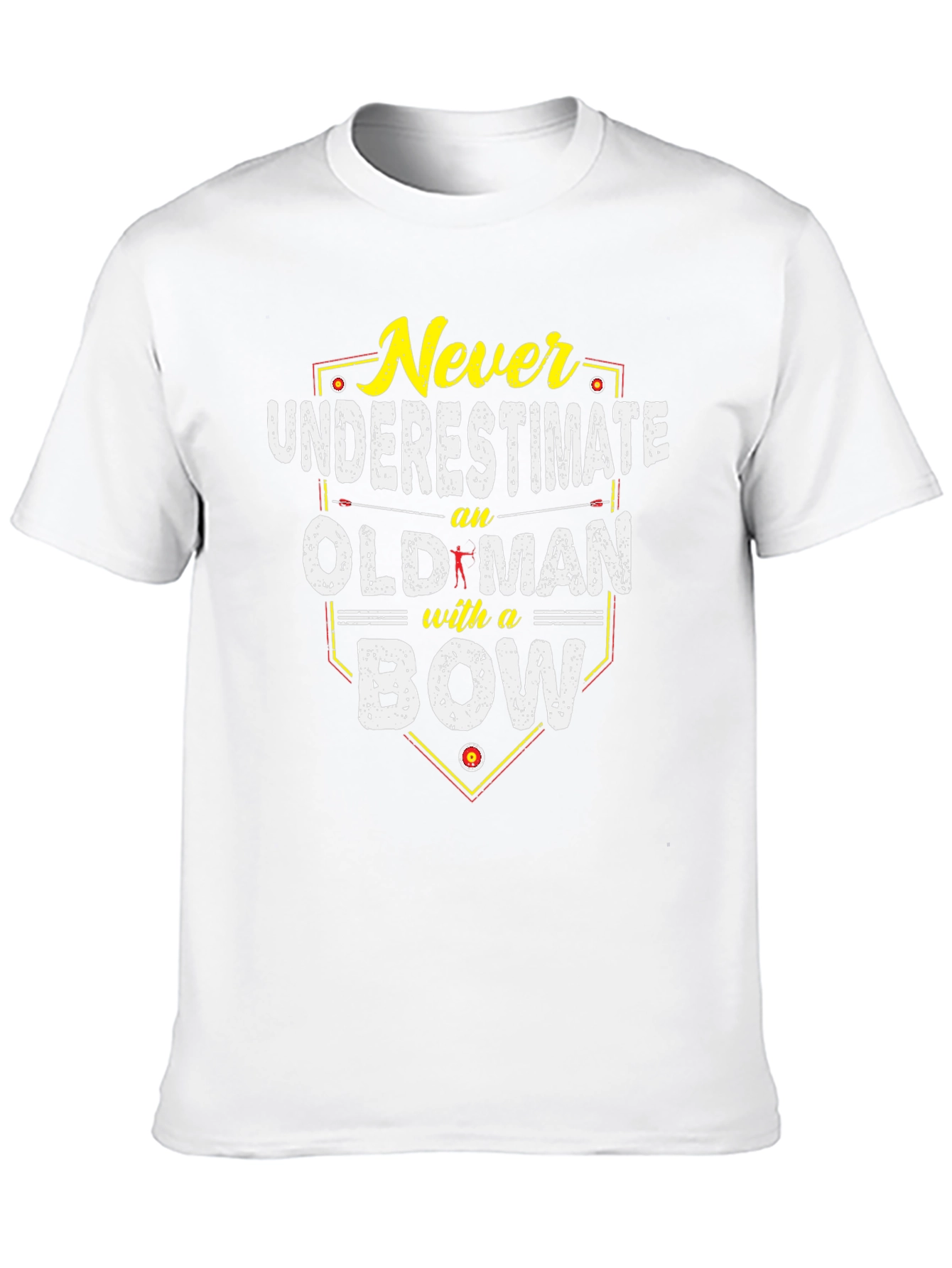 Never Underestimate an Old Man with a Bow T-Shirt
