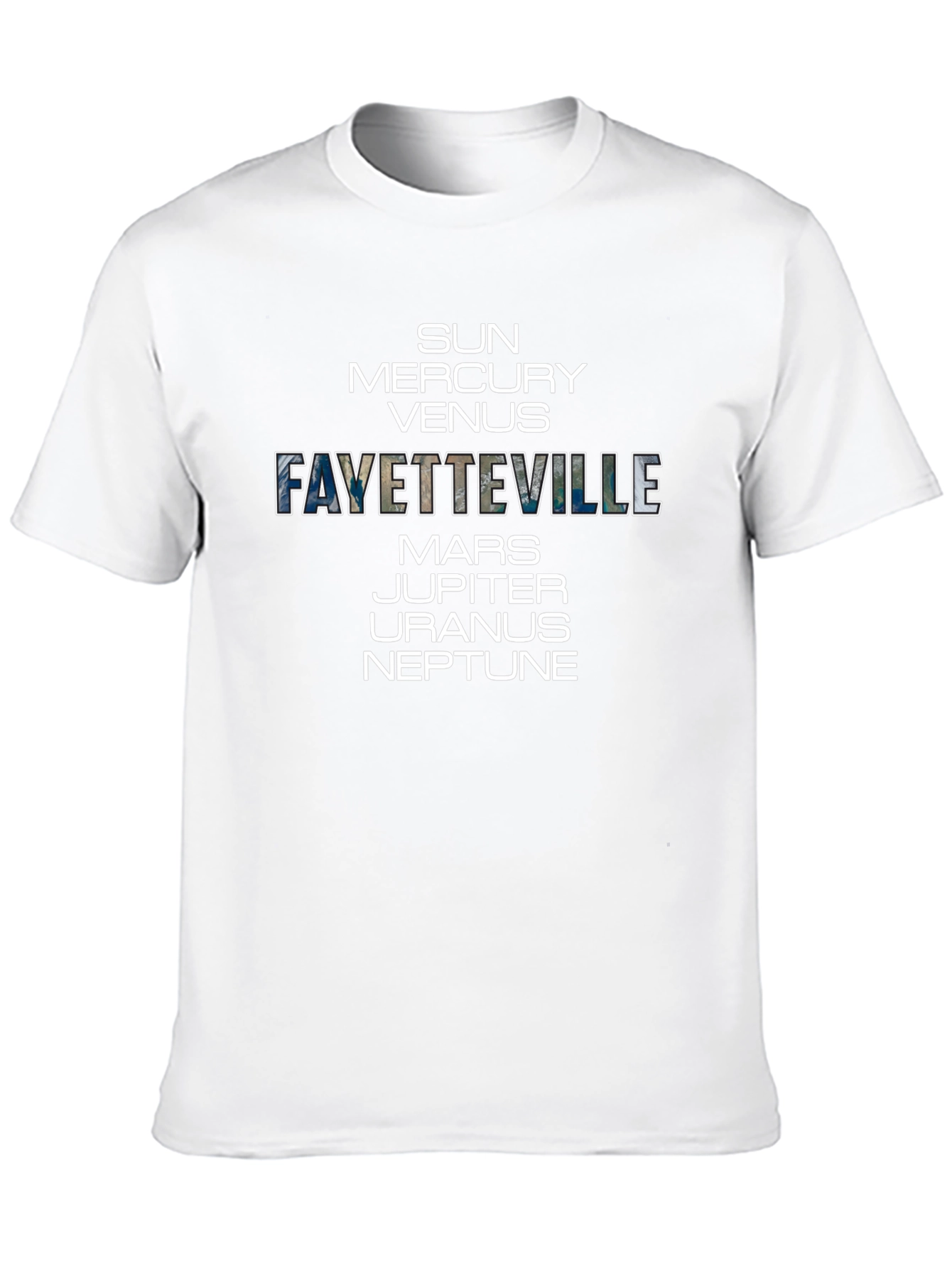 Fayetteville Planets T-Shirt