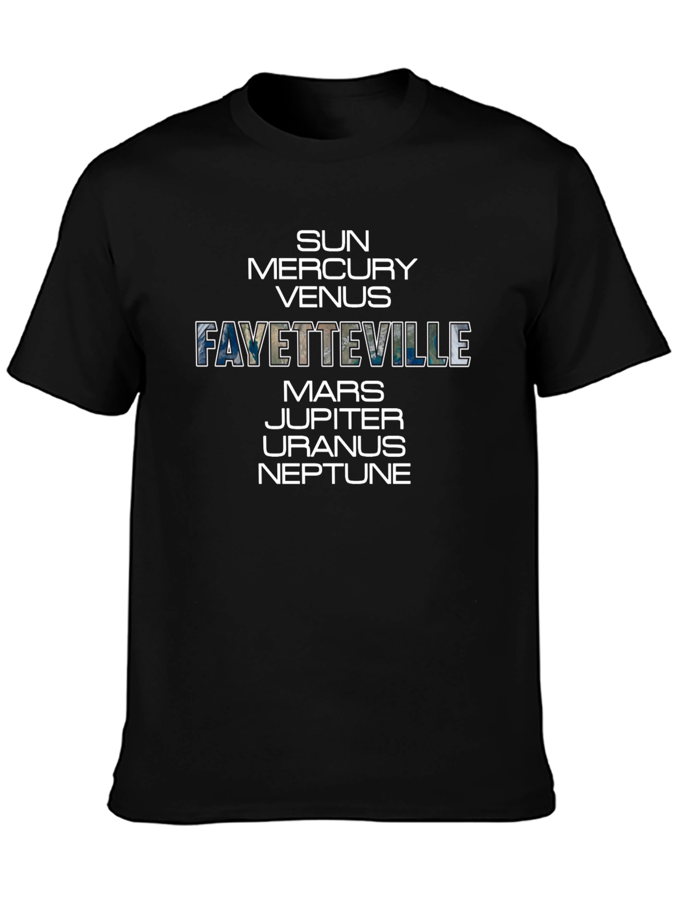 Fayetteville Planets T-Shirt