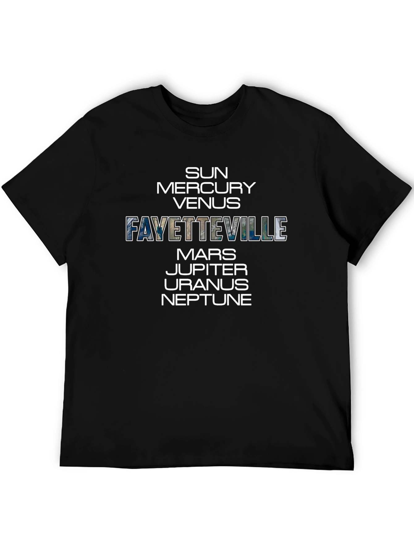 Fayetteville Planets T-Shirt
