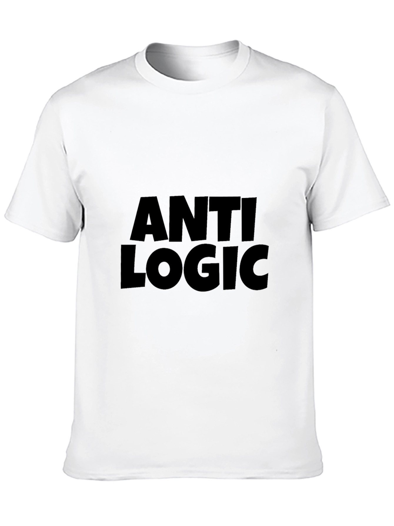Anti Logic Black T-Shirt - Bold Statement Tee