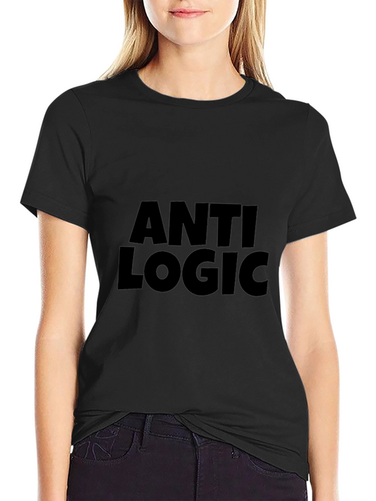 Anti Logic Black T-Shirt - Bold Statement Tee