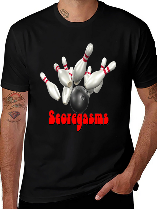 Scoregasms Bowling T-Shirt: Strike King