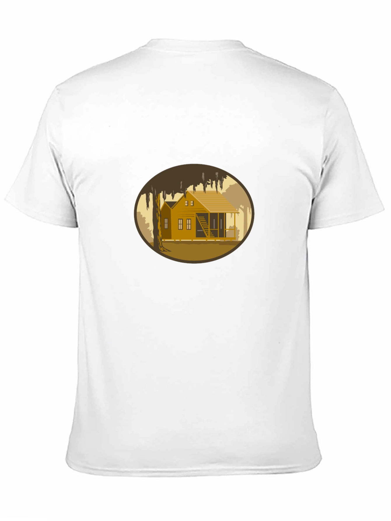 Bayou Cabin Graphic Tee - Black