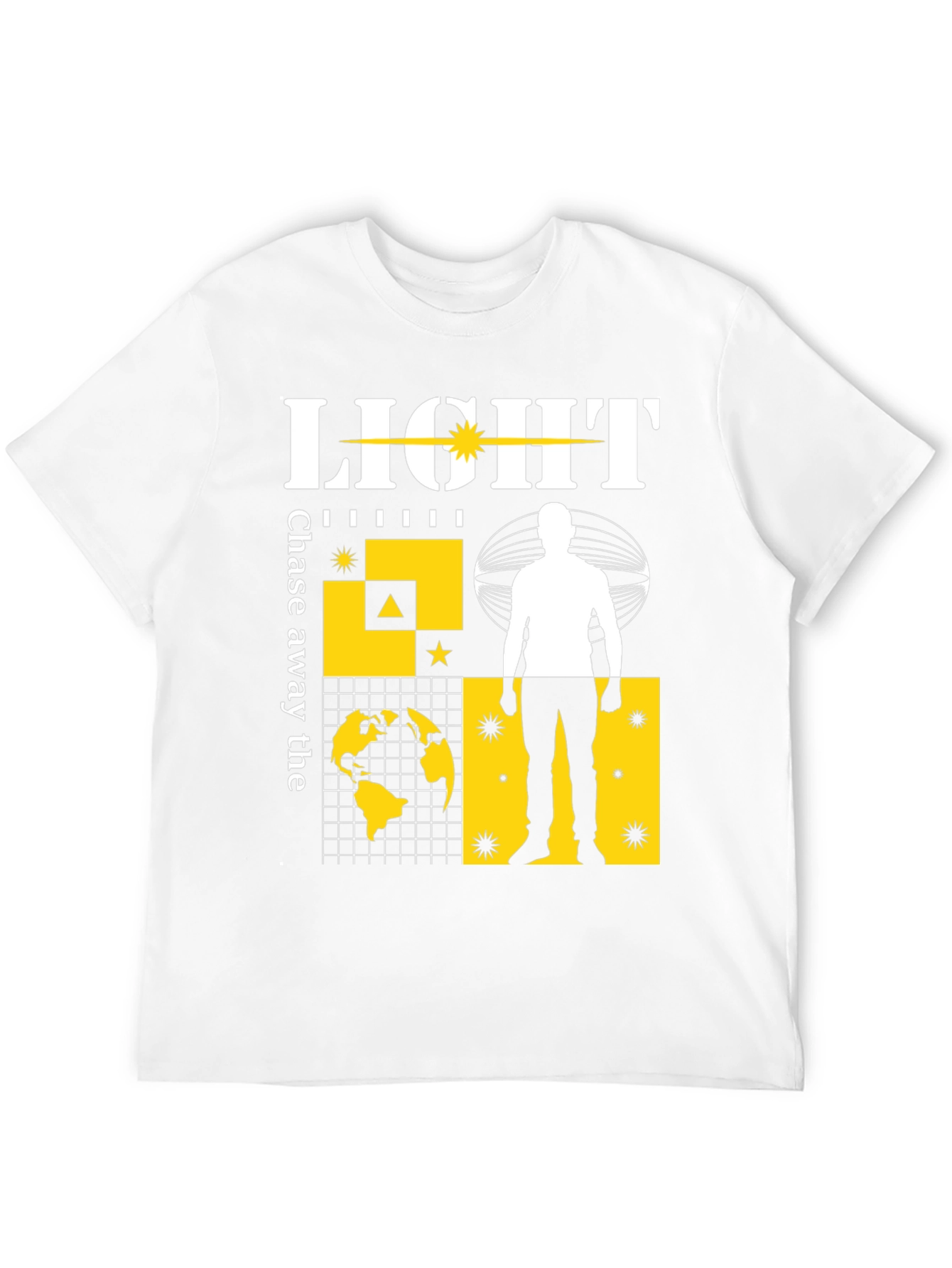 Light Chase Away Graphic Print Tee