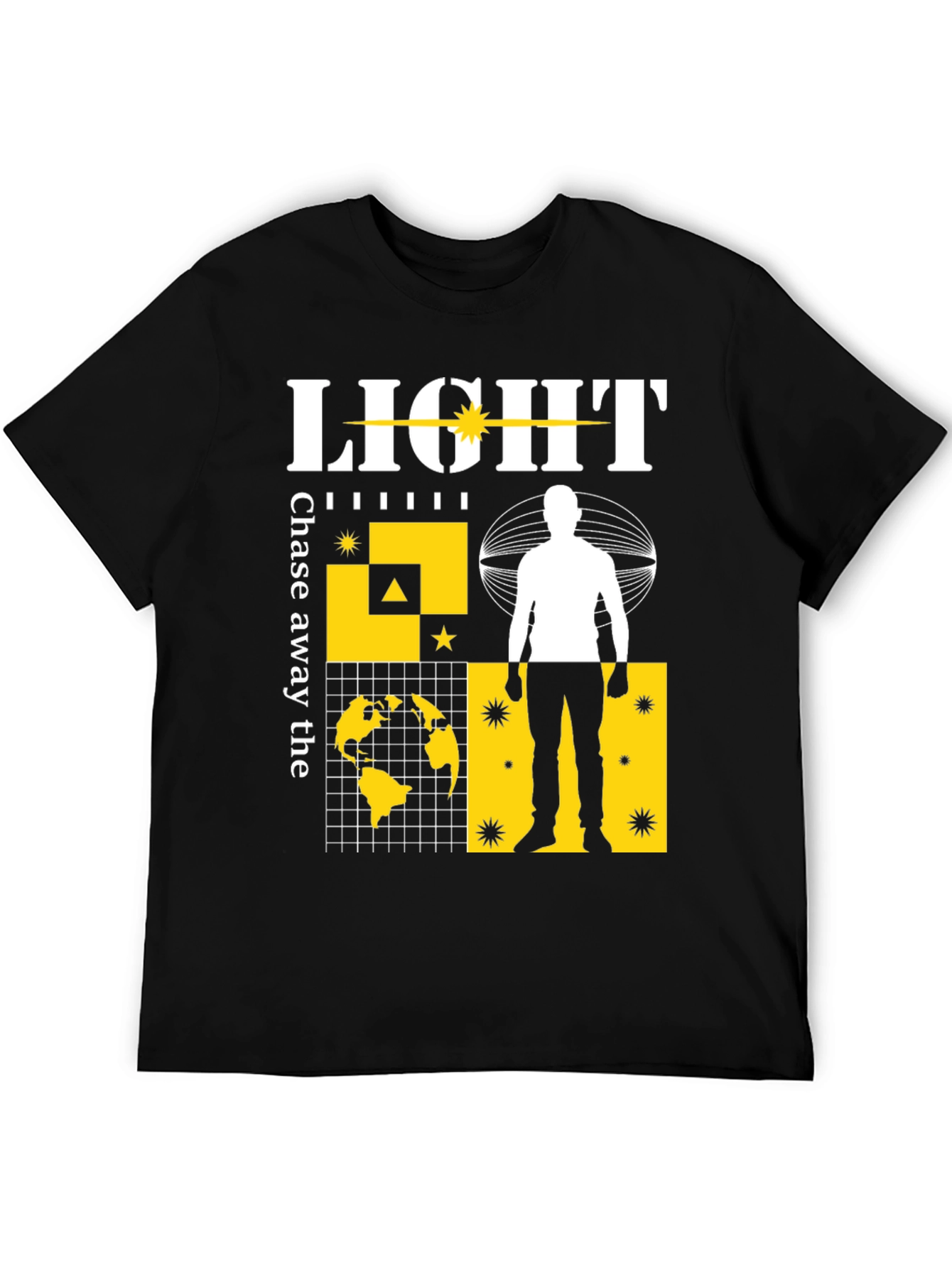 Light Chase Away Graphic Print Tee