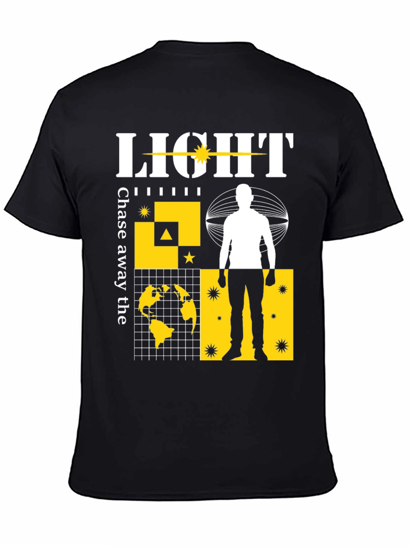 Light Chase Away Graphic Print Tee