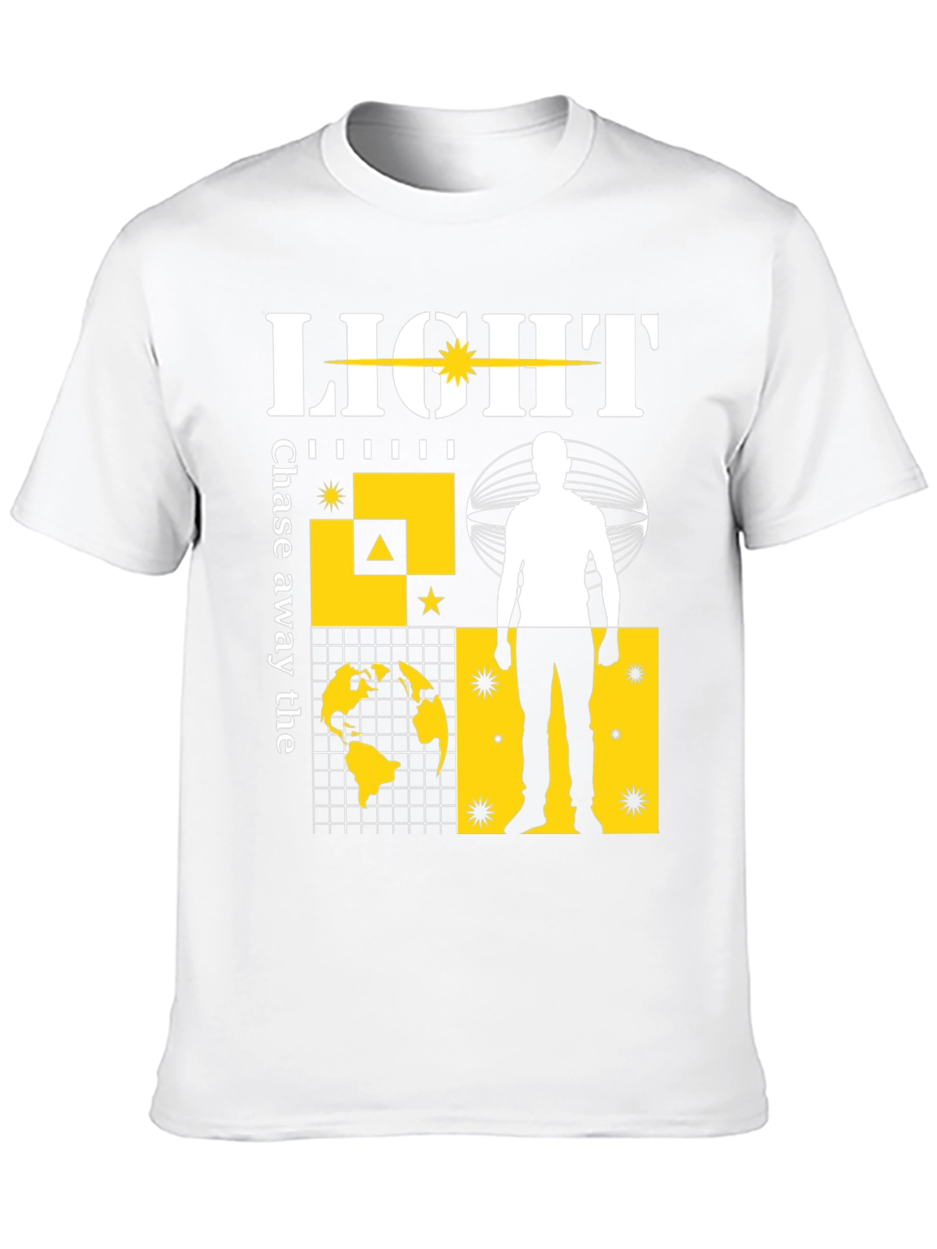 Light Chase Away Graphic Print Tee