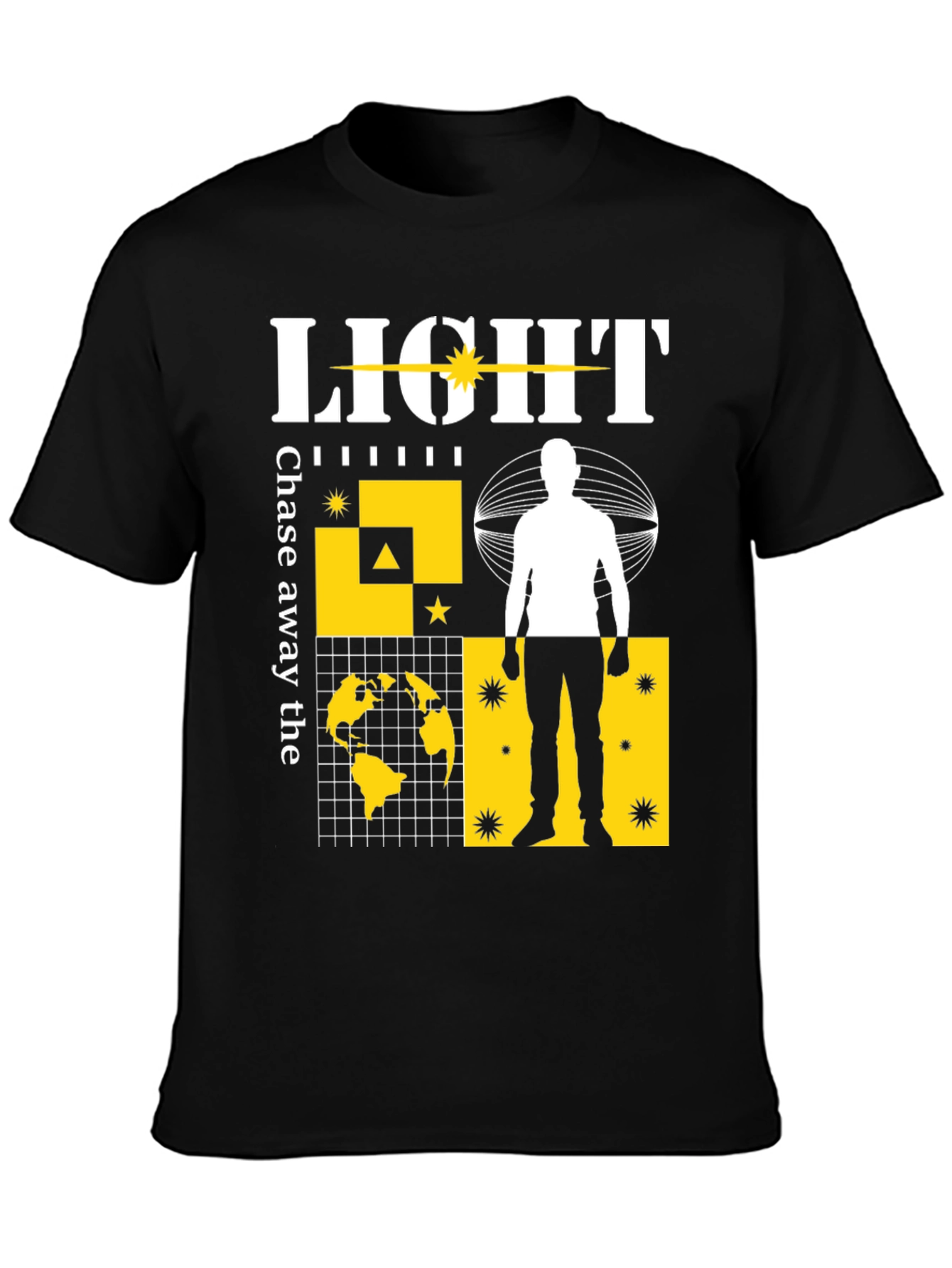 Light Chase Away Graphic Print Tee