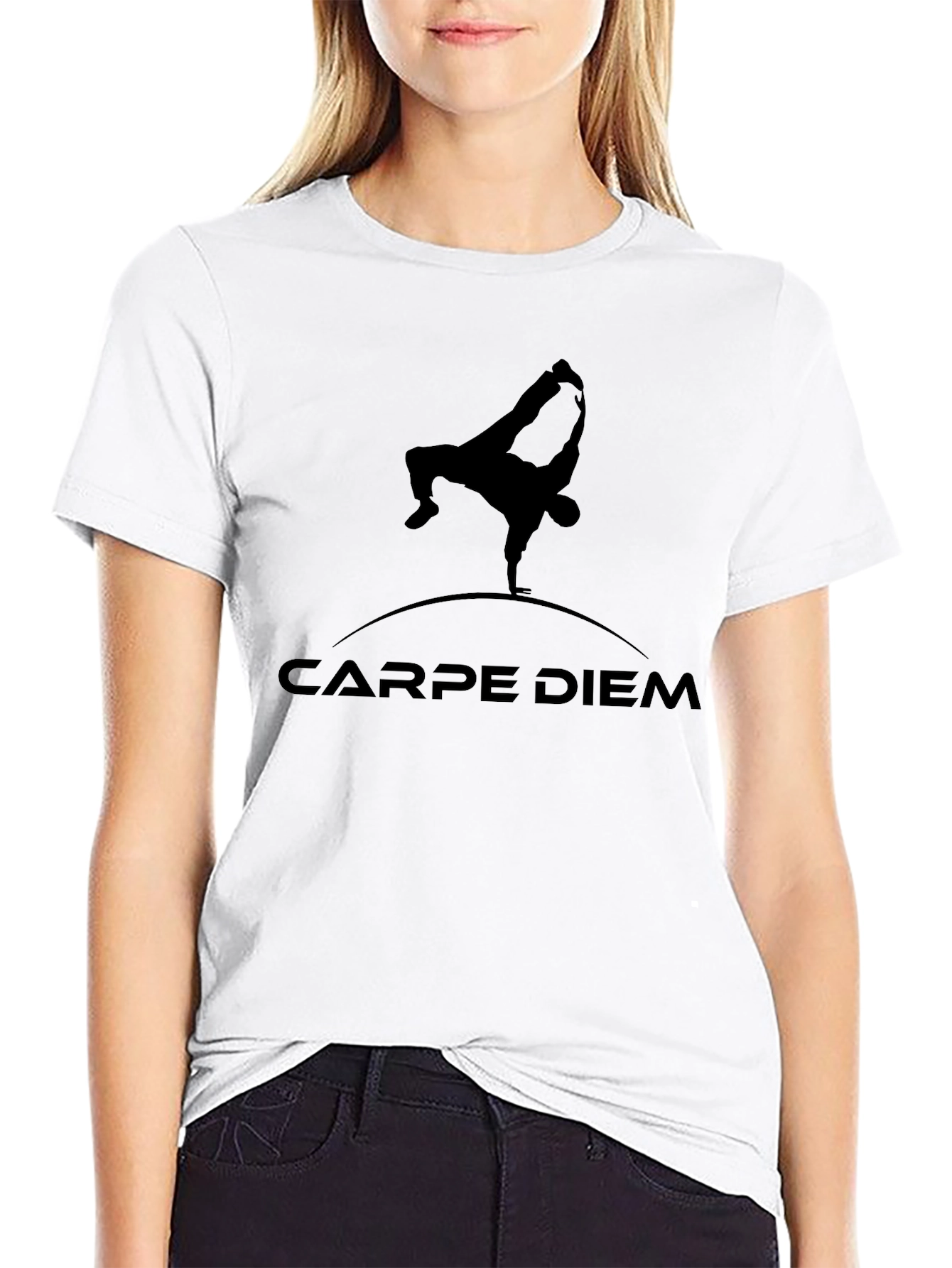 Carpe Diem Black Graphic Tee