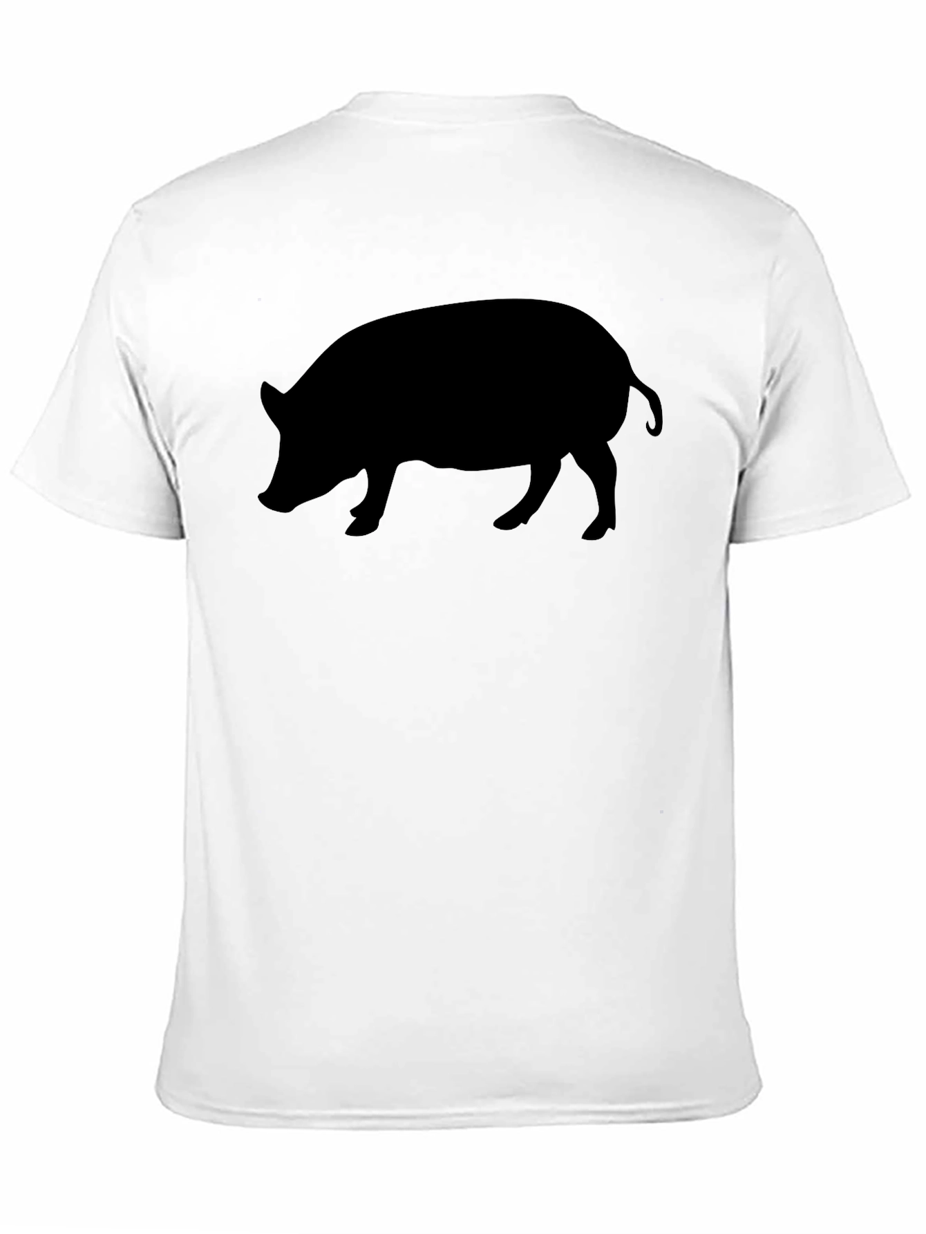 Mens Black Boar Graphic Tee