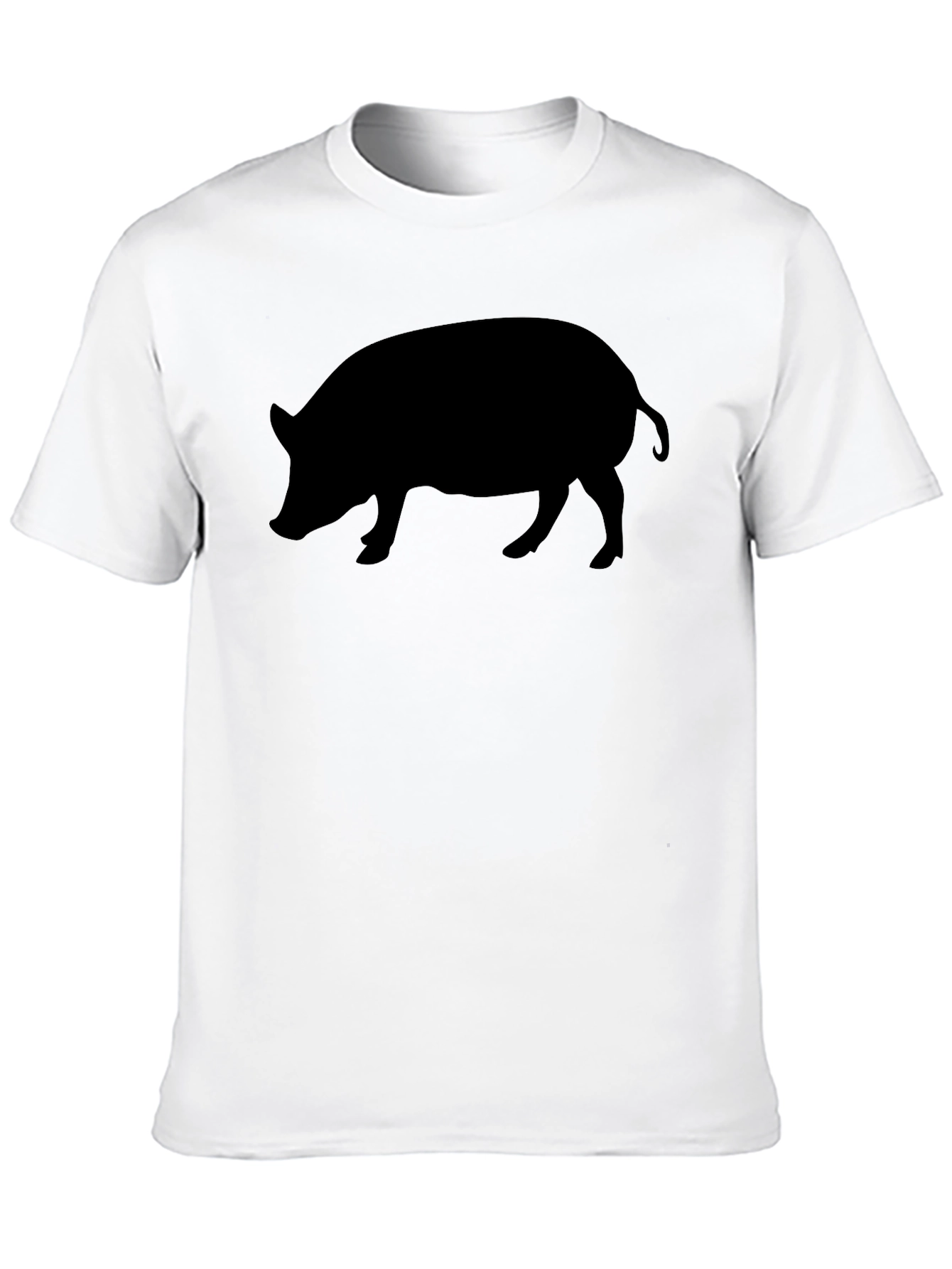 Mens Black Boar Graphic Tee