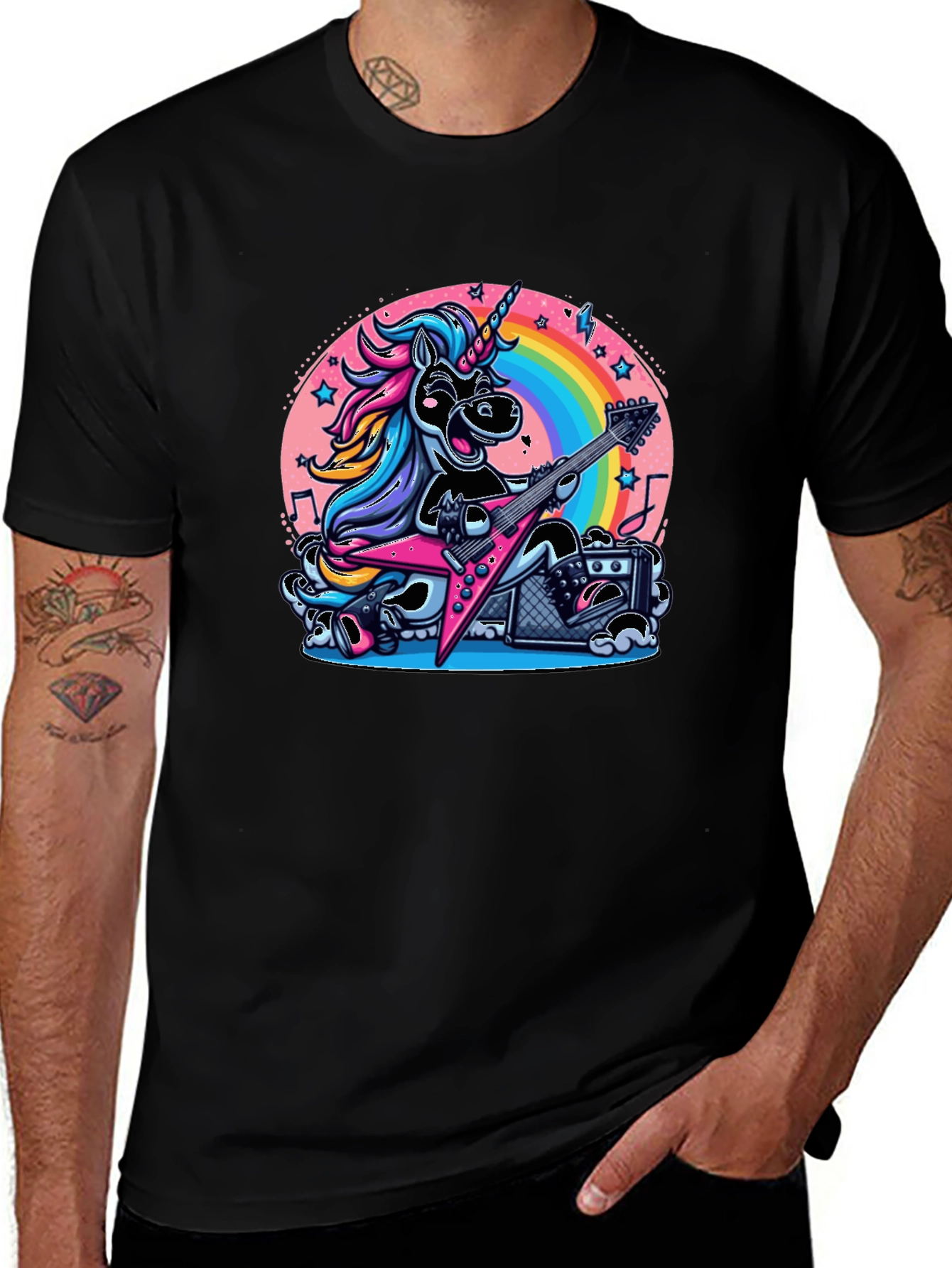 Unicorn Guitar Player T-Shirt