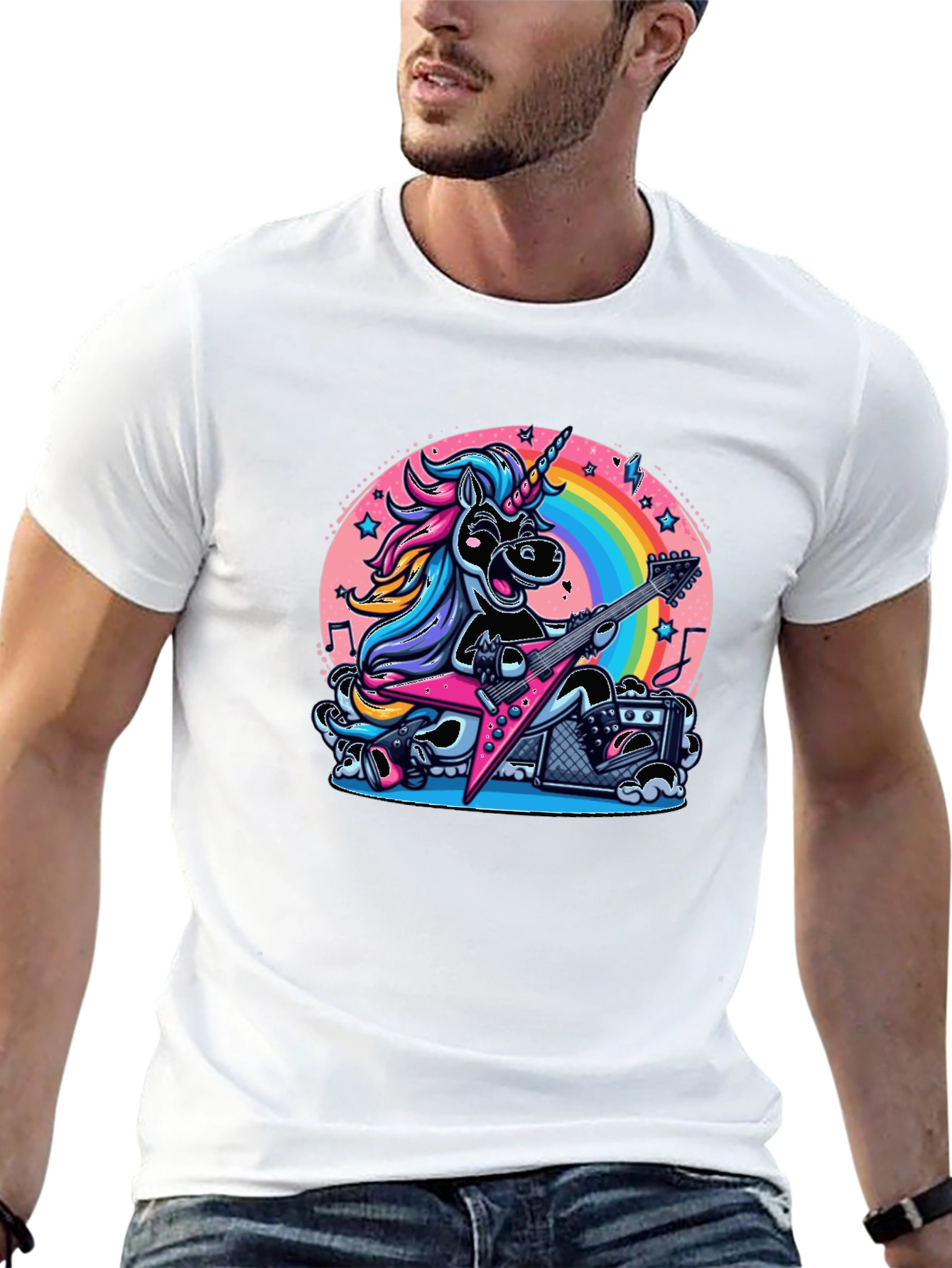 Unicorn Guitar Player T-Shirt