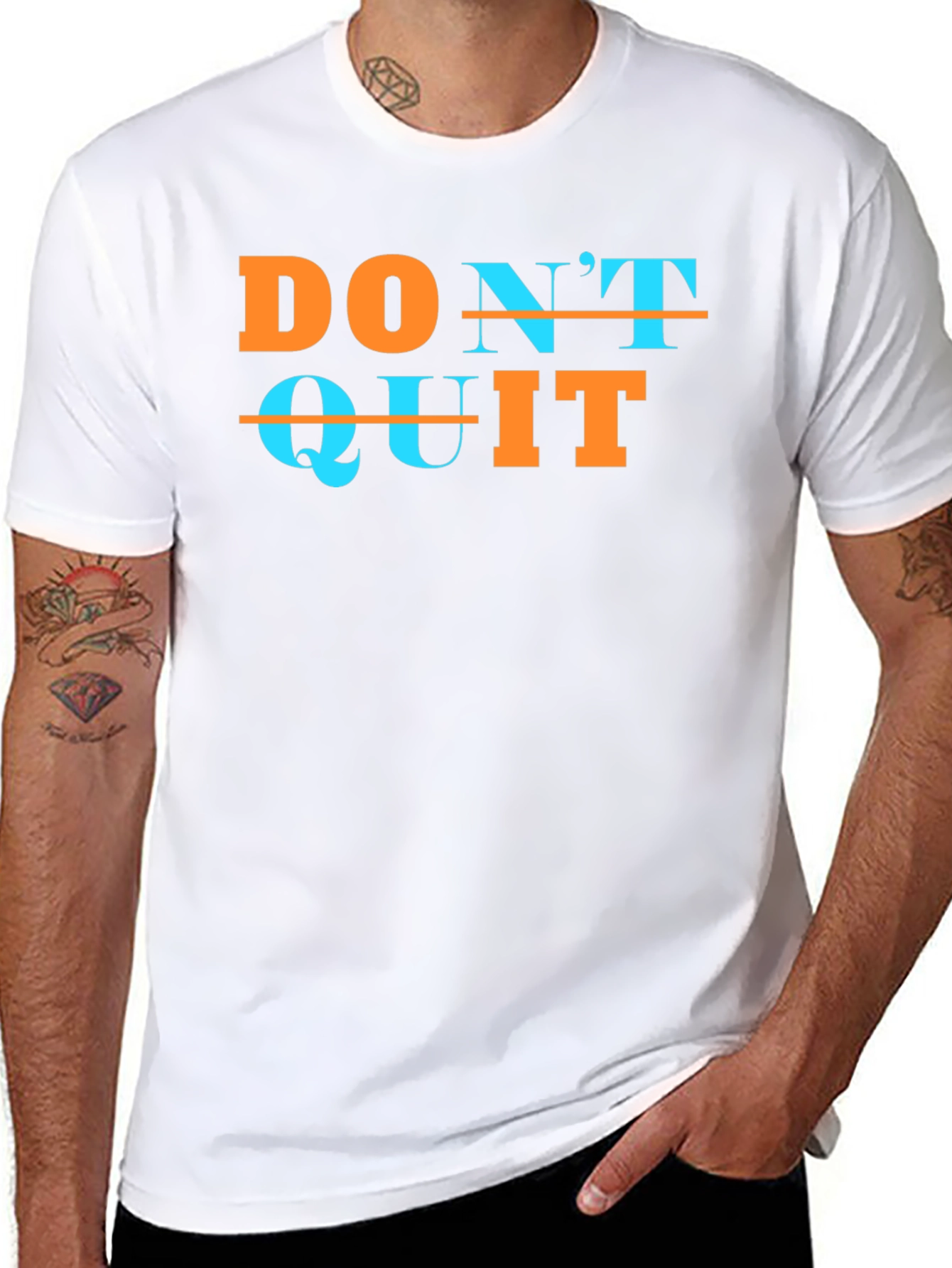 Motivational Dont Quit Graphic Tee