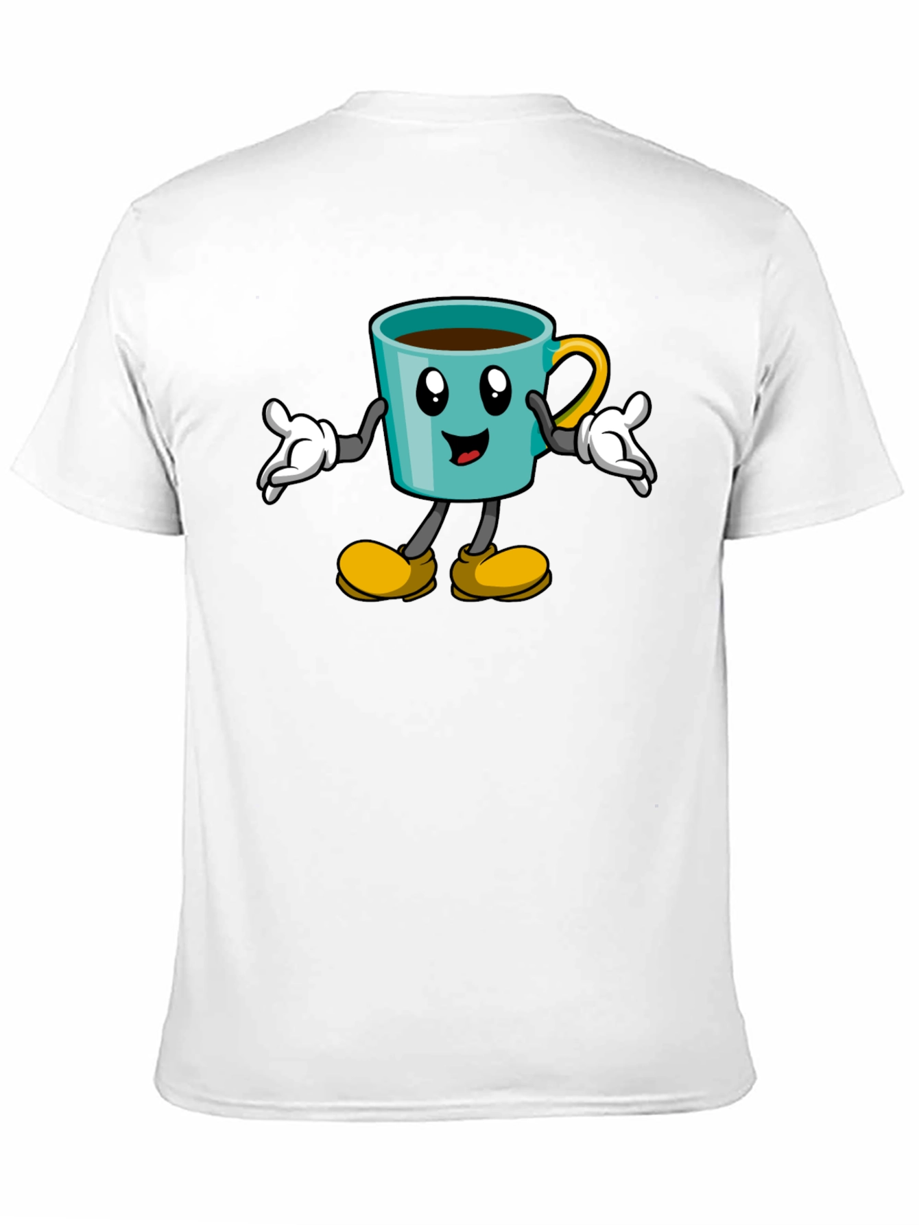 Cartoon Coffee Cup T-Shirt