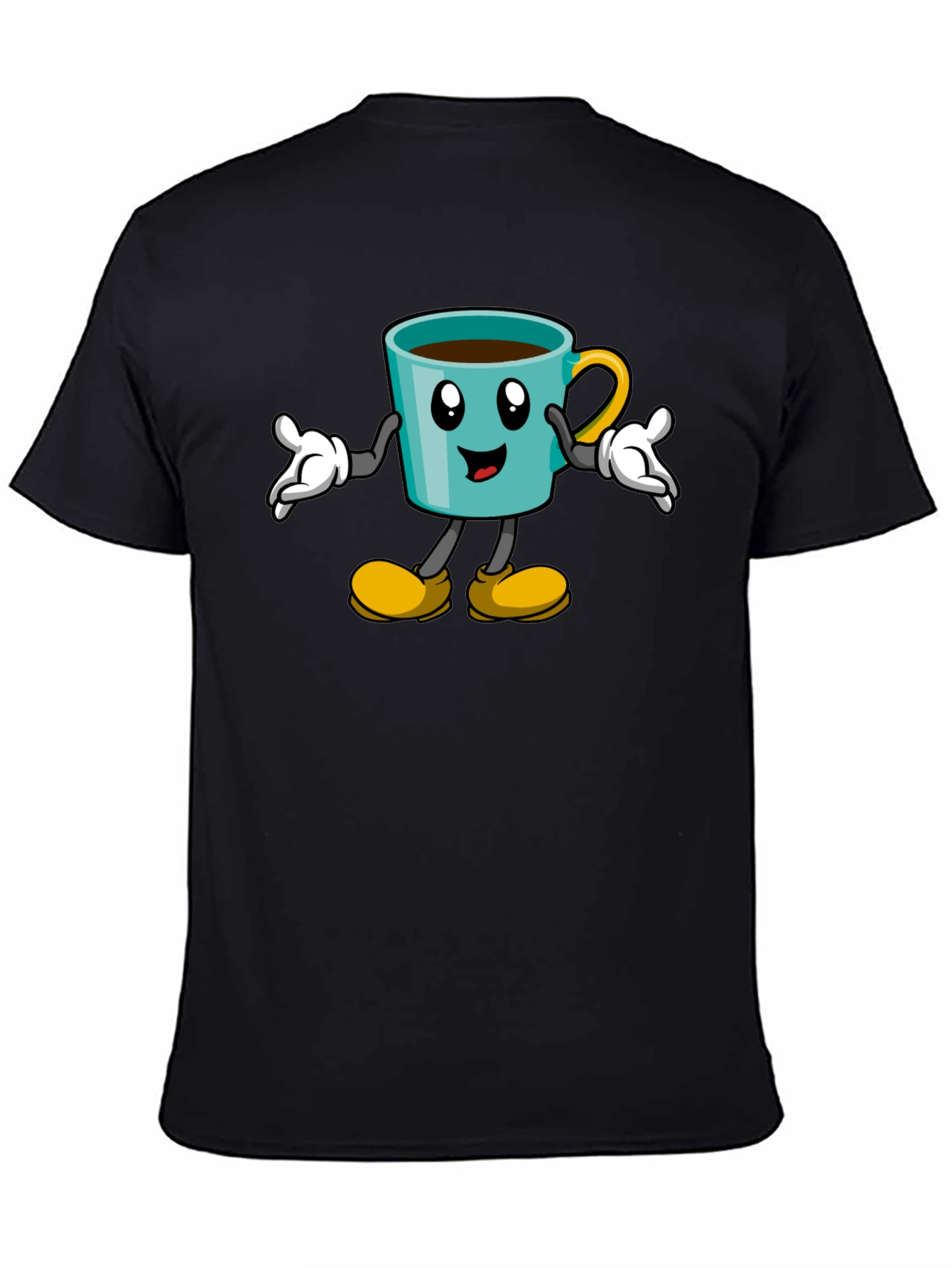 Cartoon Coffee Cup T-Shirt
