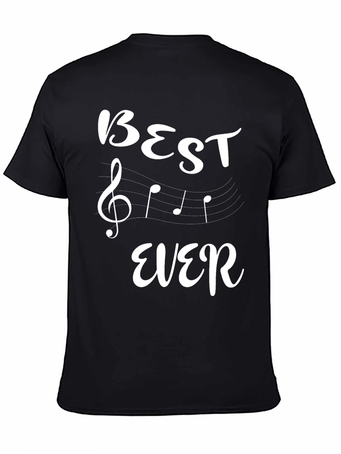 Best Ever Music Lover Black T-Shirt