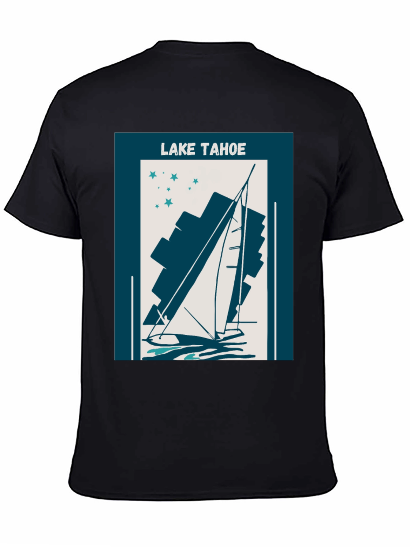 Lake Tahoe Sailboat Graphic Tee