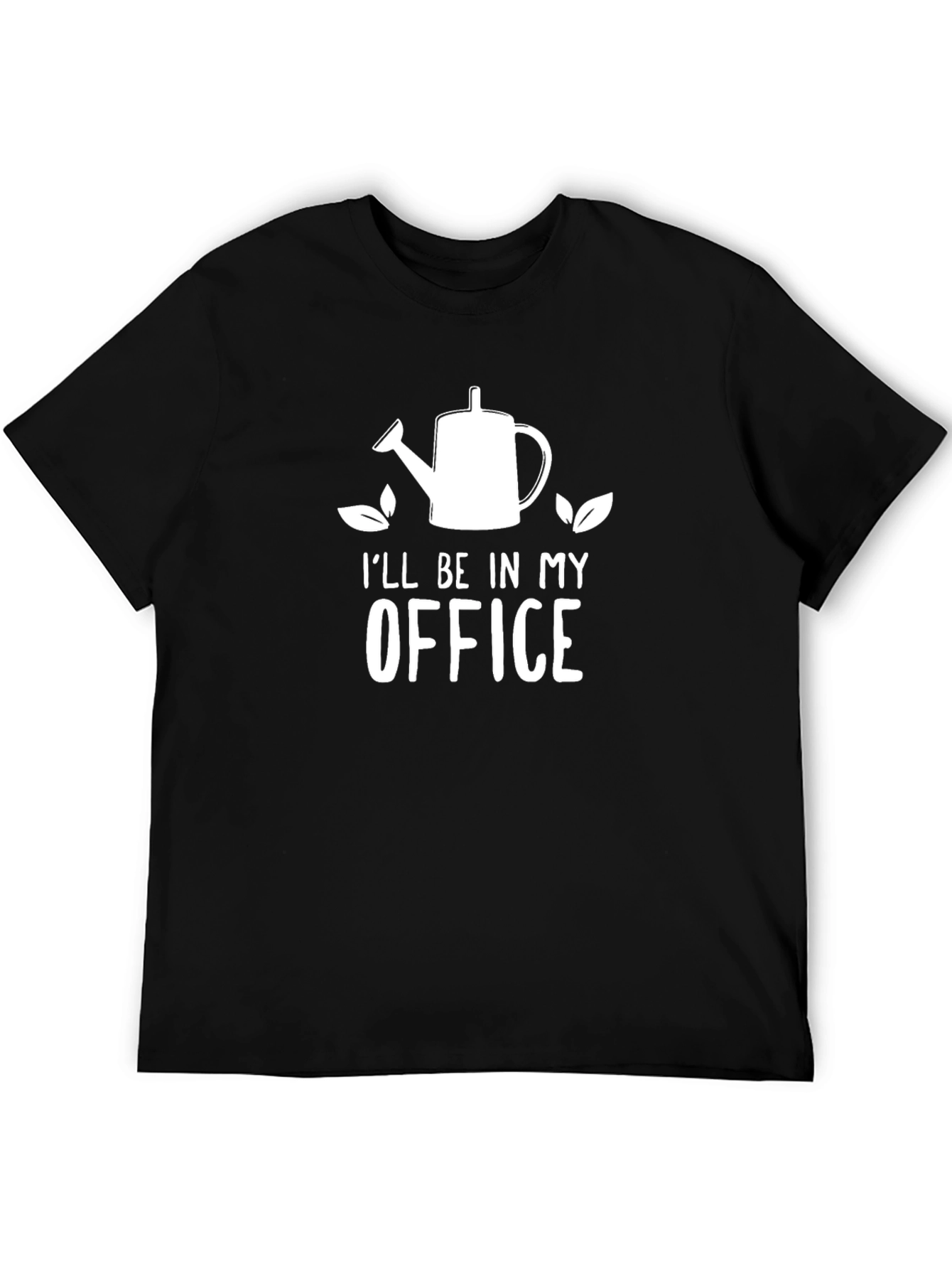 Gardeners Office T-Shirt - Black Cotton Tee