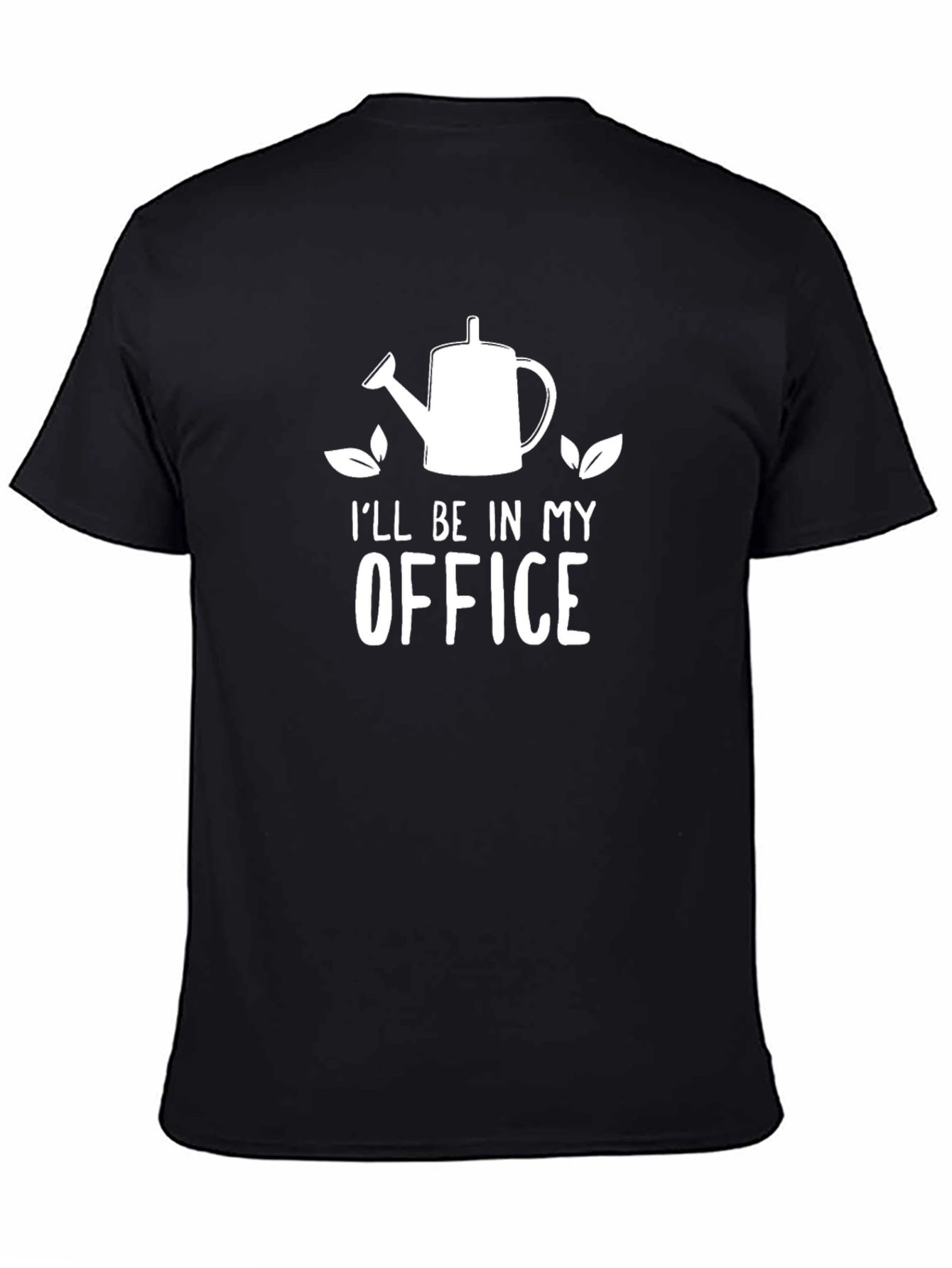 Gardeners Office T-Shirt - Black Cotton Tee