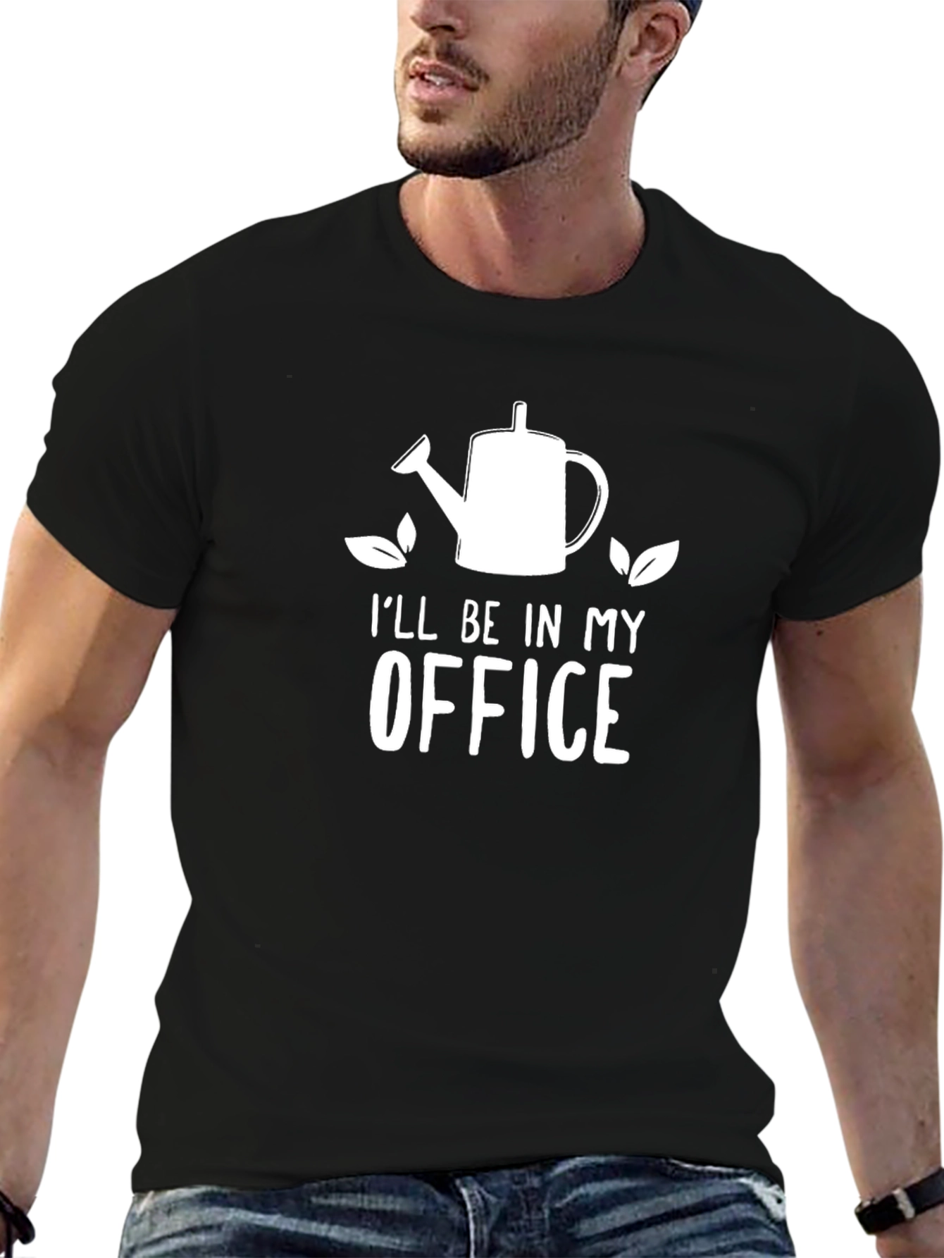 Gardeners Office T-Shirt - Black Cotton Tee