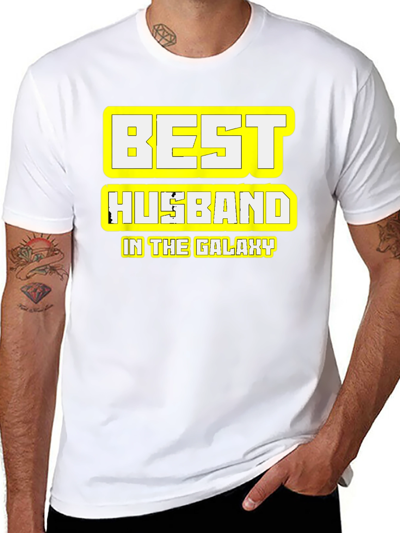 Best Husband in the Galaxy Graphic T-Shirt