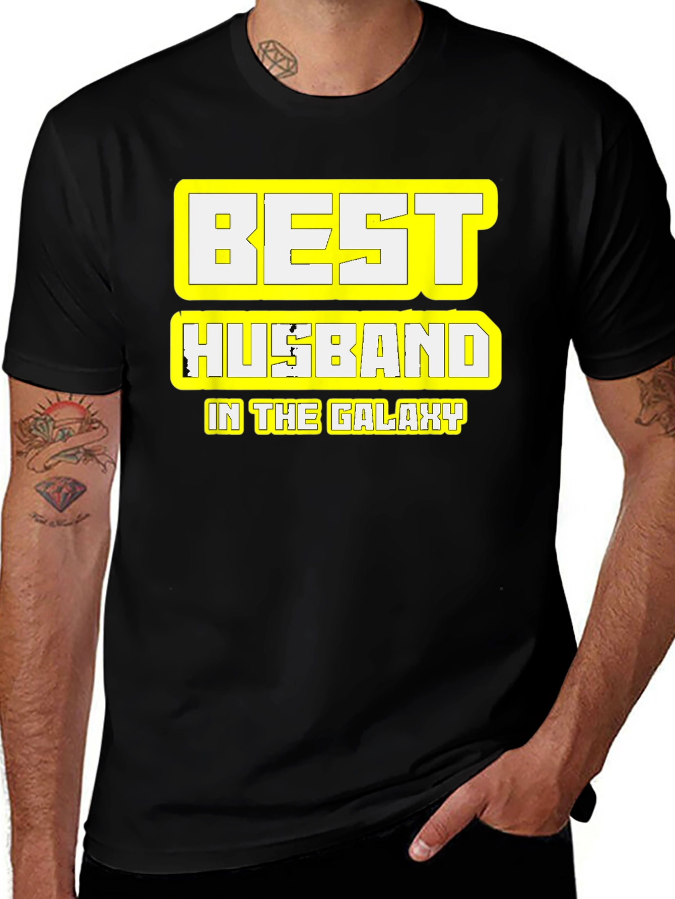 Best Husband in the Galaxy Graphic T-Shirt