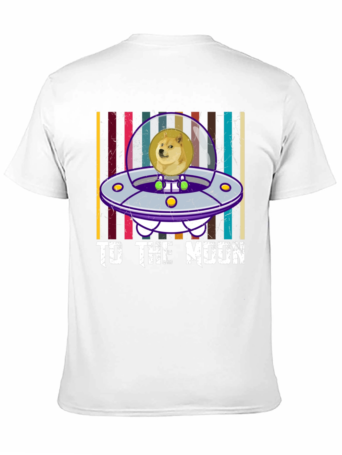 Doge To The Moon UFO Graphic Tee