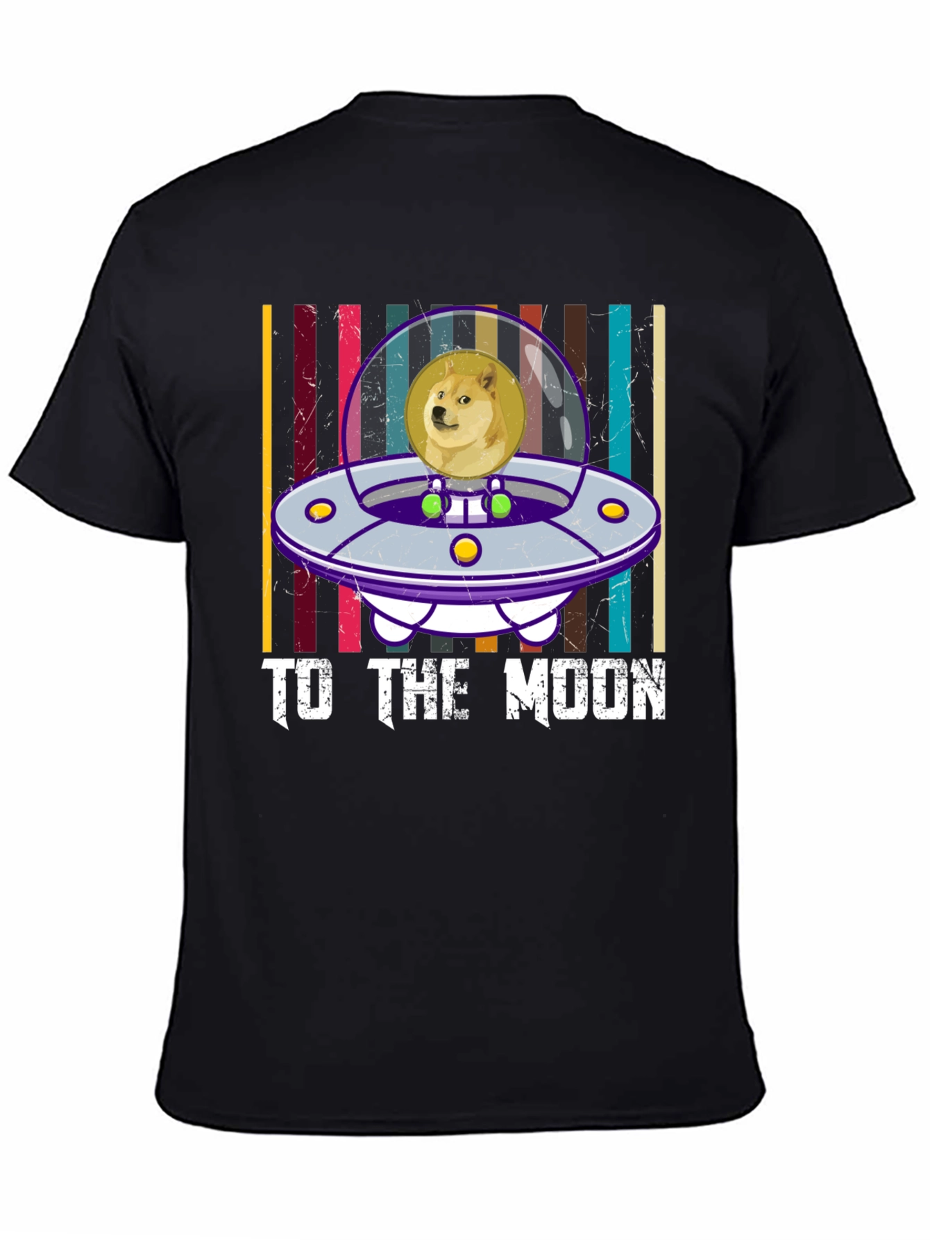 Doge To The Moon UFO Graphic Tee