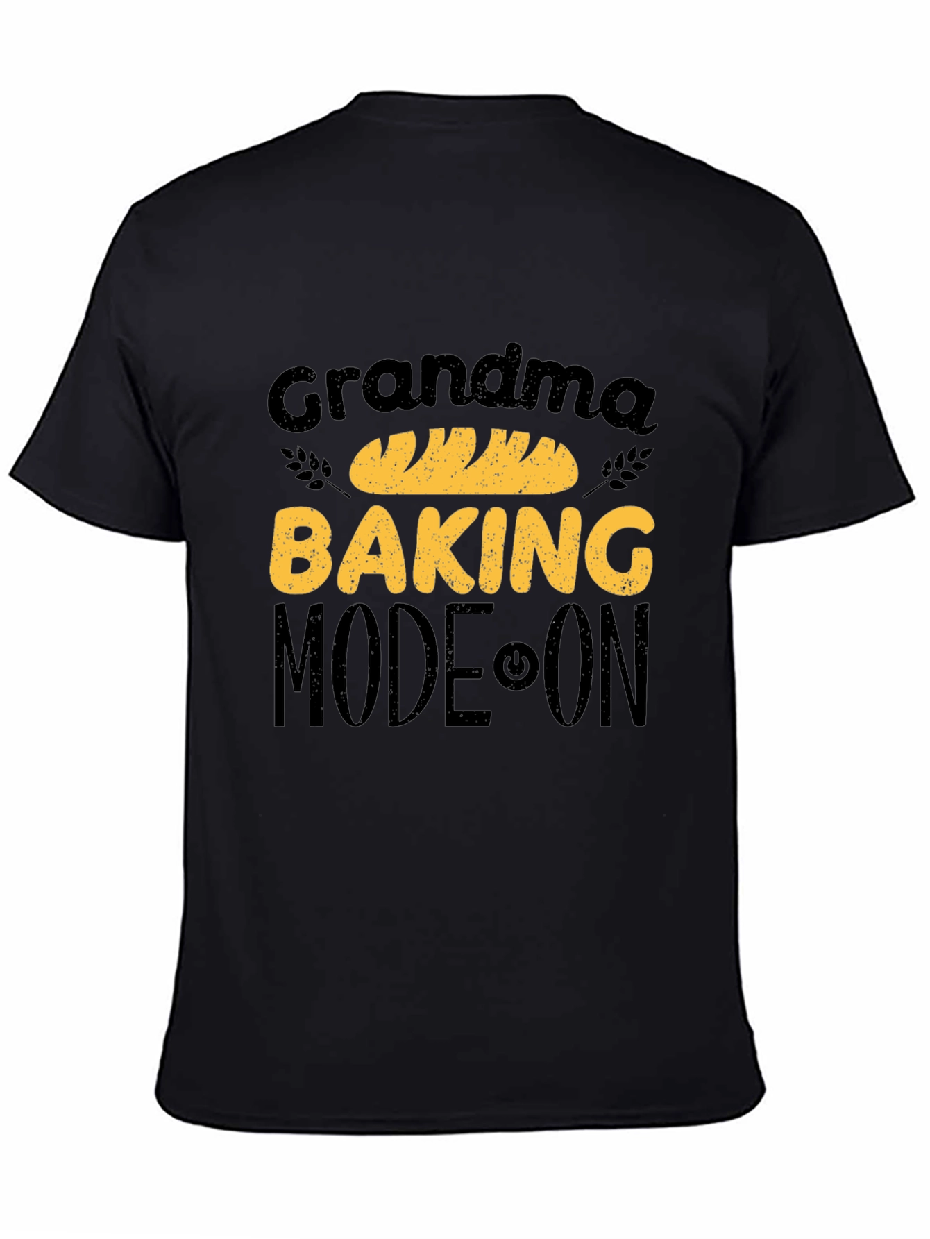 Grandma Baking Mode ON T-Shirt - Black