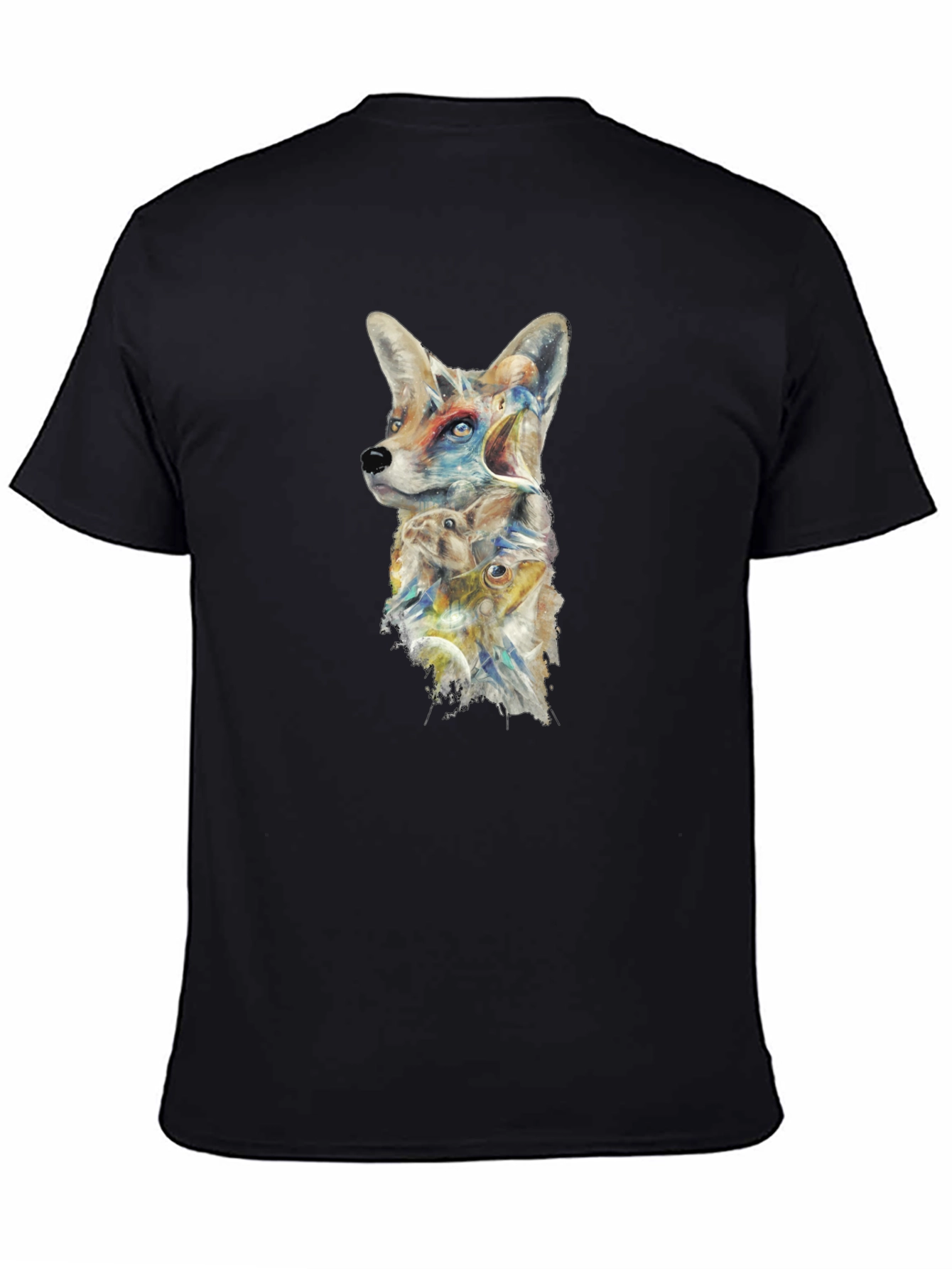 Animal Fusion Graphic Tee - Black