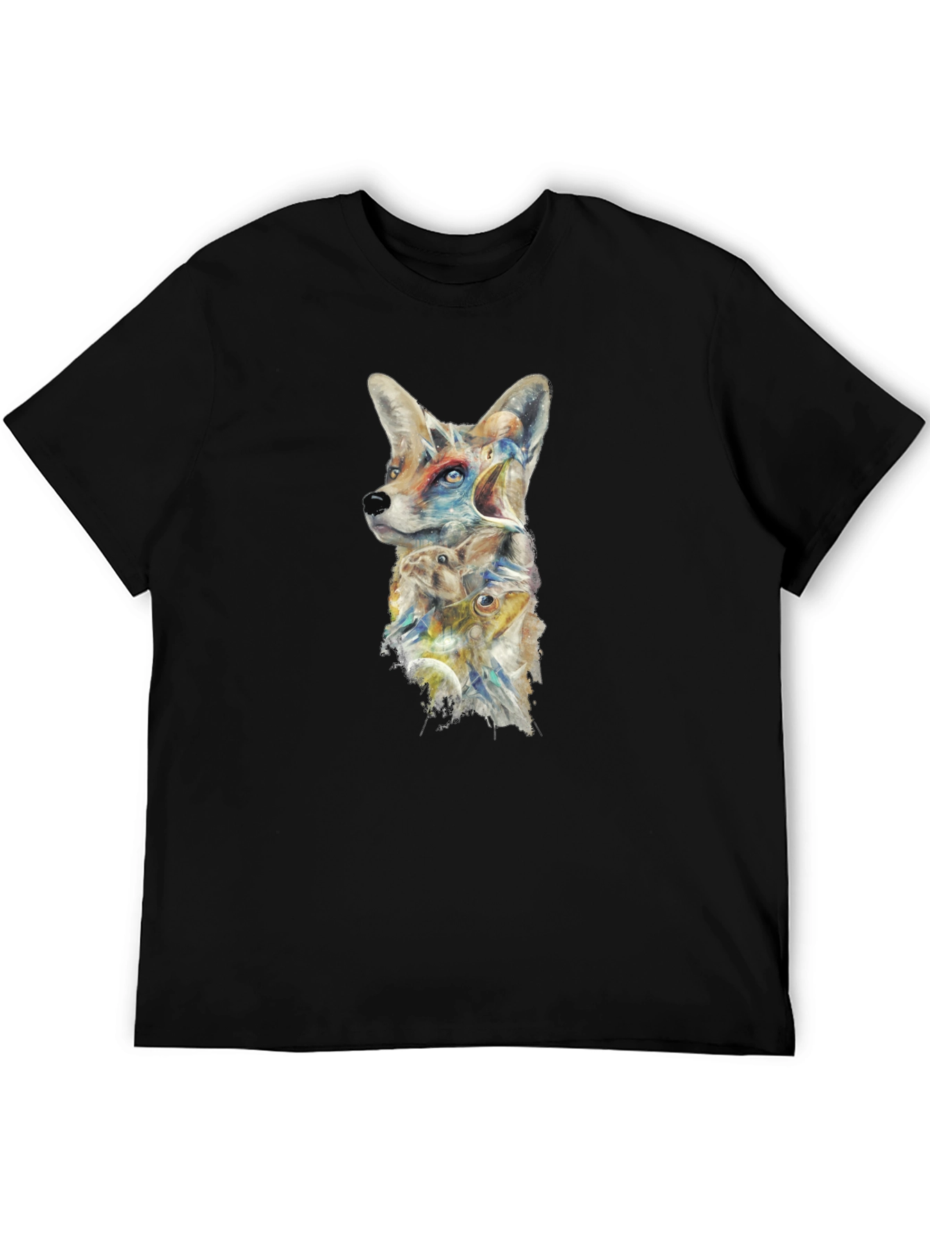 Animal Fusion Graphic Tee - Black