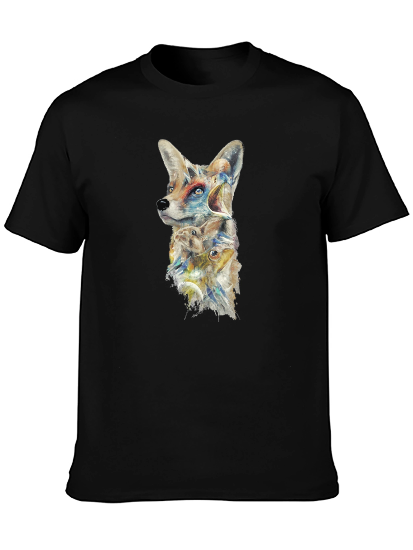 Animal Fusion Graphic Tee - Black